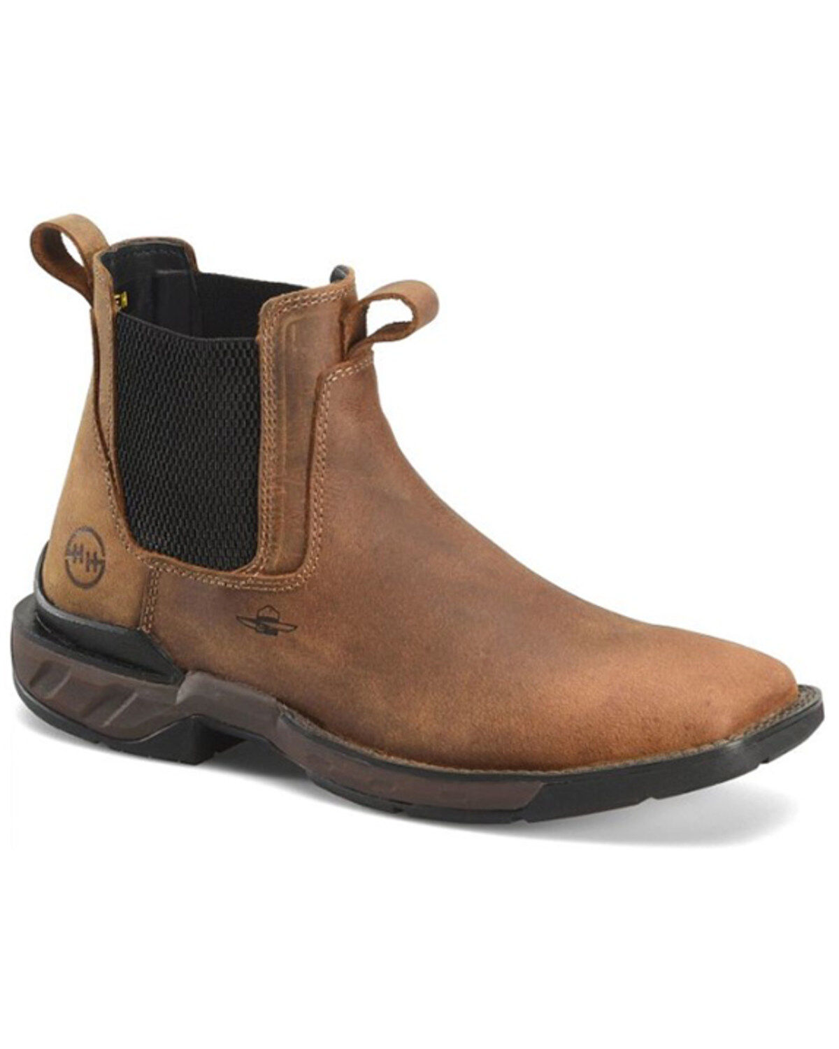 Men's Double H Phantom 5" Pull-On Boots - Broad Square Toe