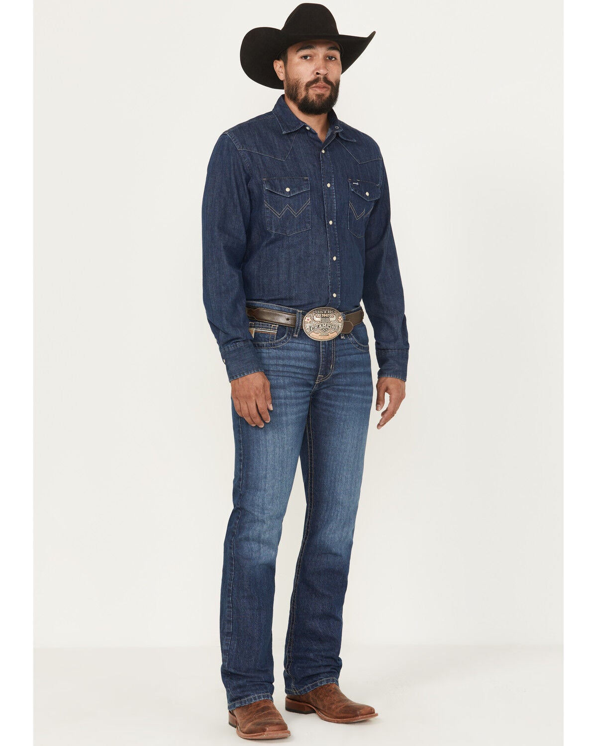 Men's Cinch Medium Wash Ian Slim Bootcut Denim Jeans