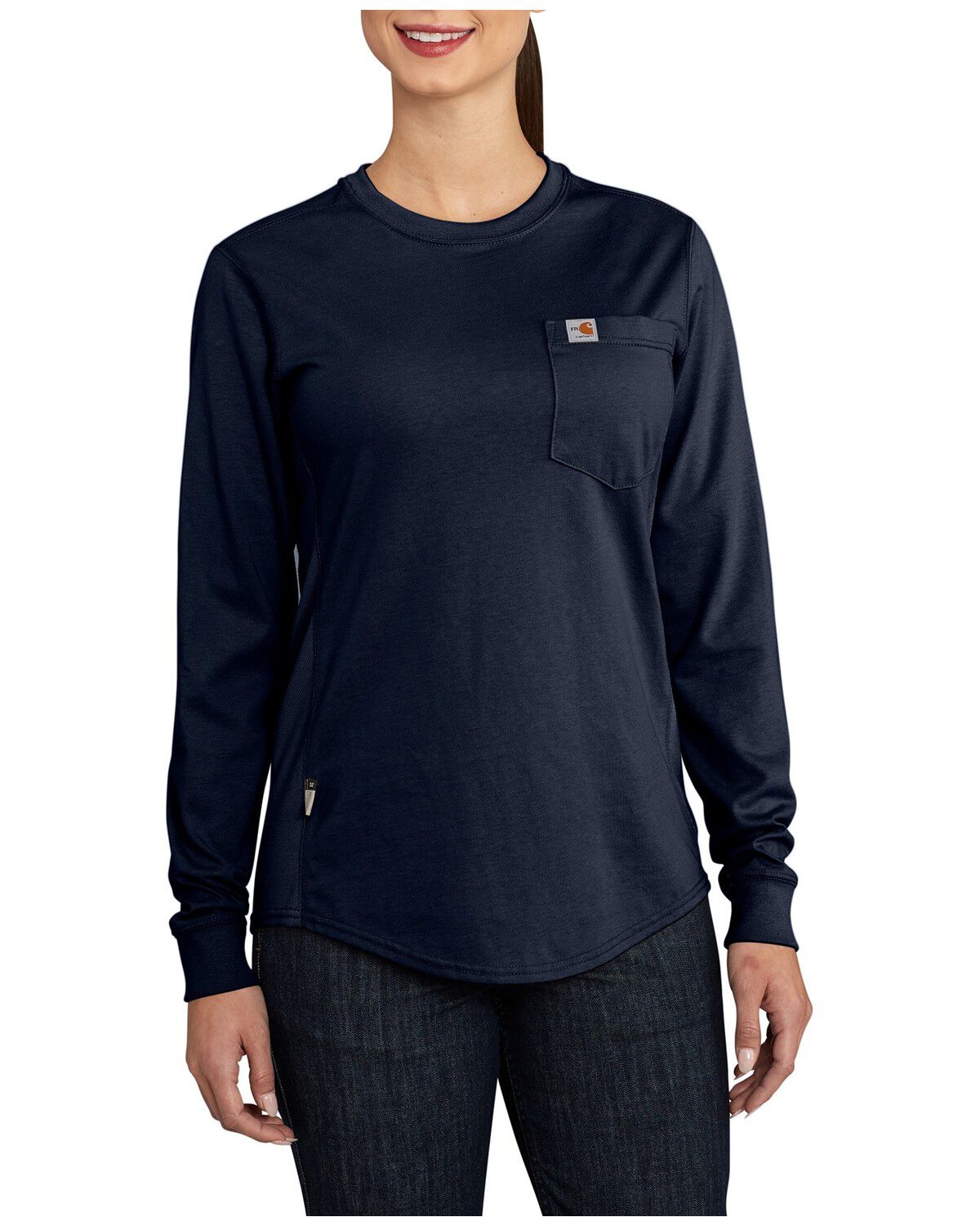 Women's Carhartt FR Force Solid Long Sleeve Work Shirt