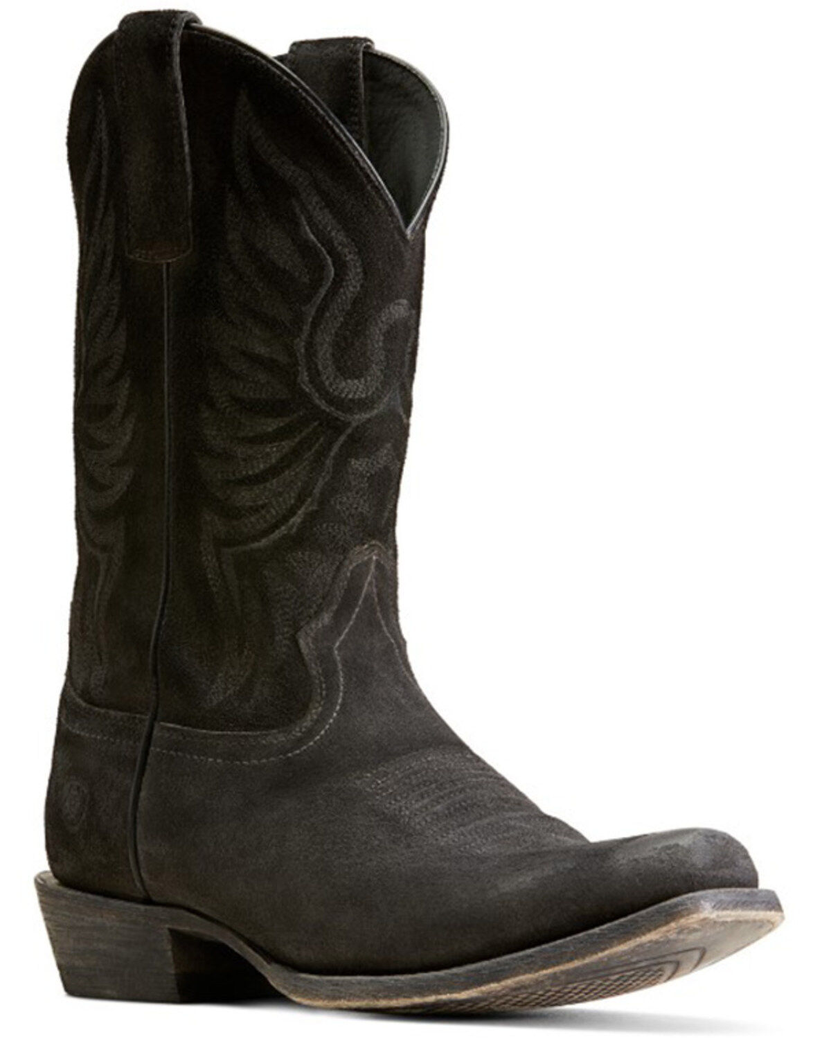 Men's Ariat Circuit High Stepper Distressed Suede Western Boots - Squa