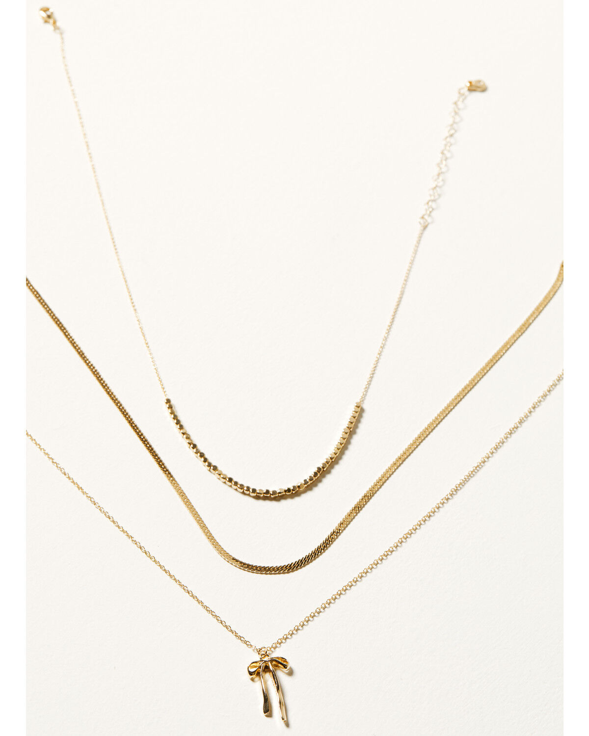 Women's Shyanne Bow Necklace Set - 3 Piece