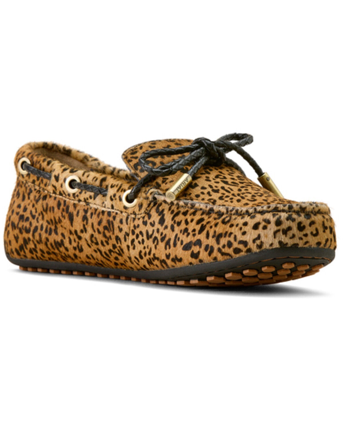 Women's Ariat Margot Cheetah Print Hair-On Driving Mocs