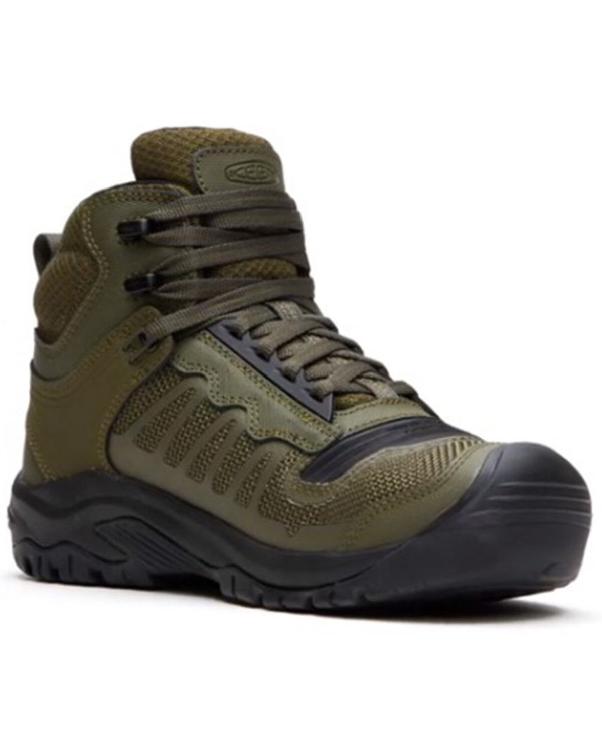 Men's Keen Reno Mid Waterproof Work Boots - Round Toe