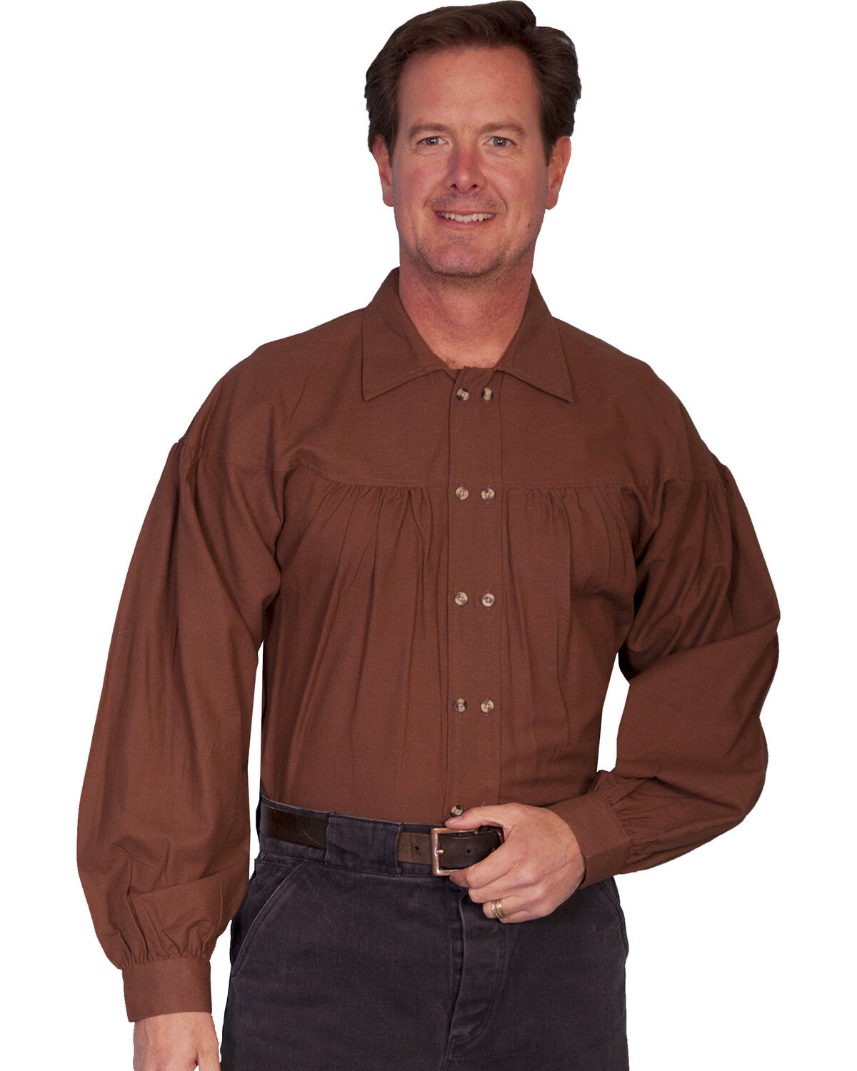 Old West Rangewear by Scully Style Double Button Placket Shirt - Big &
