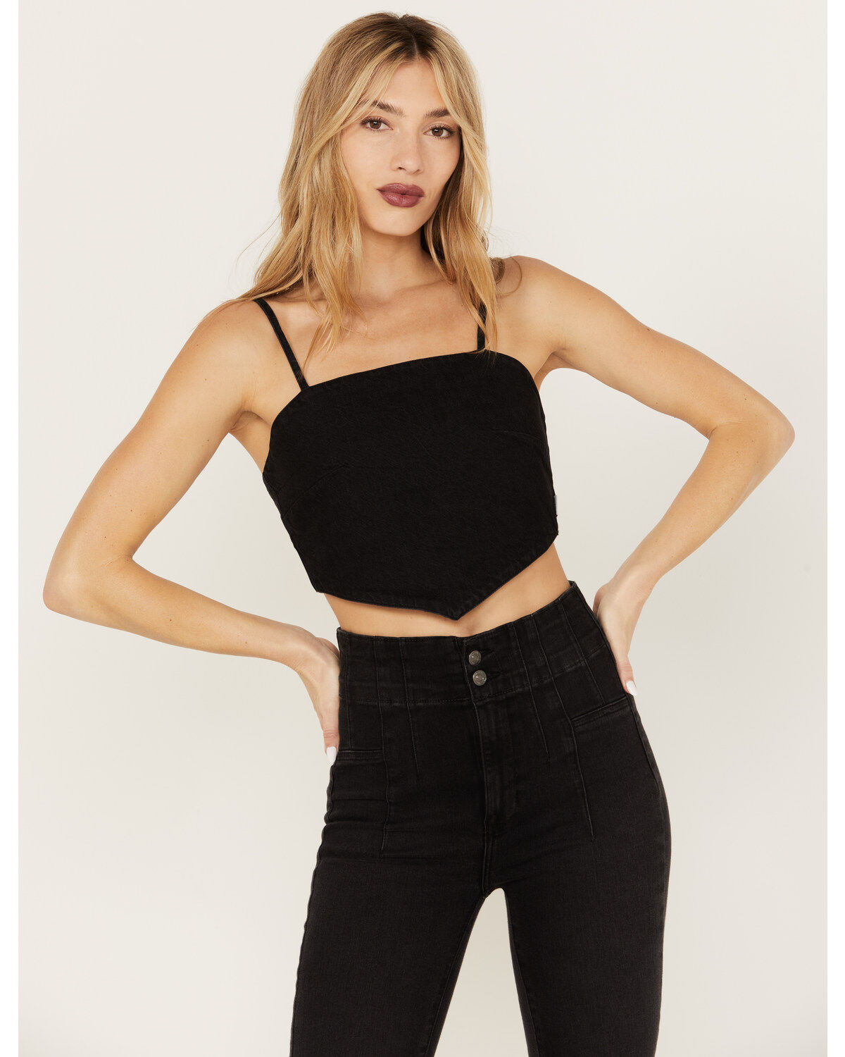 Women's Wrangler Dark Wash Denim Kassidy Bandana Top