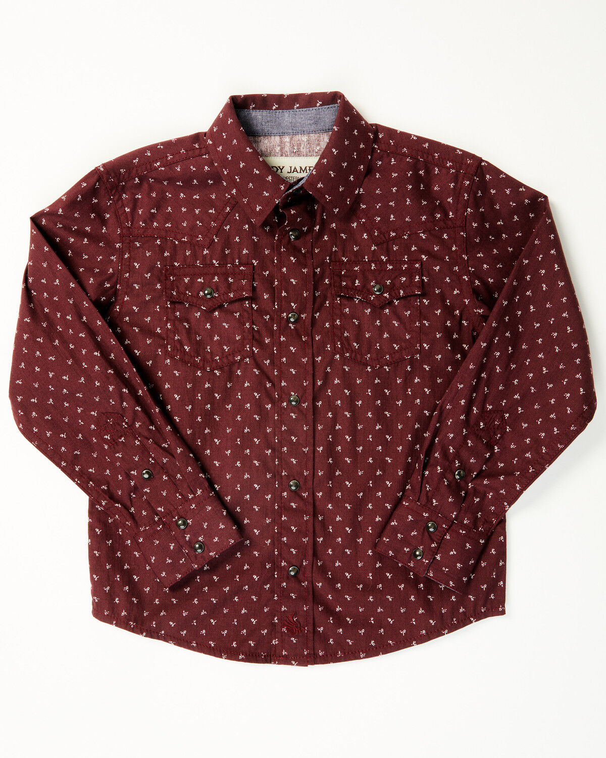 Boys' Cody James Toddler Williams Geo Print Long Sleeve Snap Western S