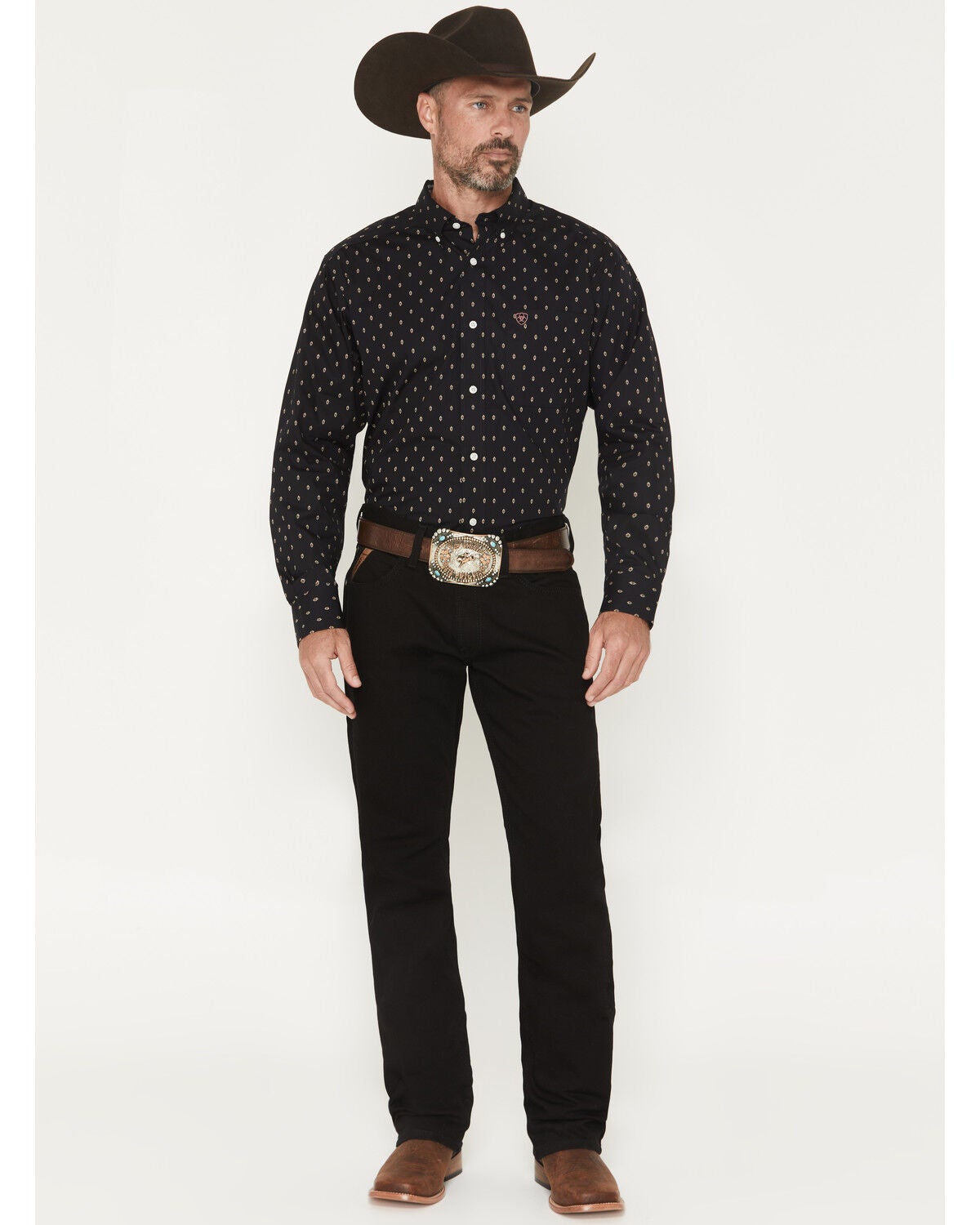 Men's Ariat M4 Hansen Relaxed Bootcut Stretch Denim Jeans