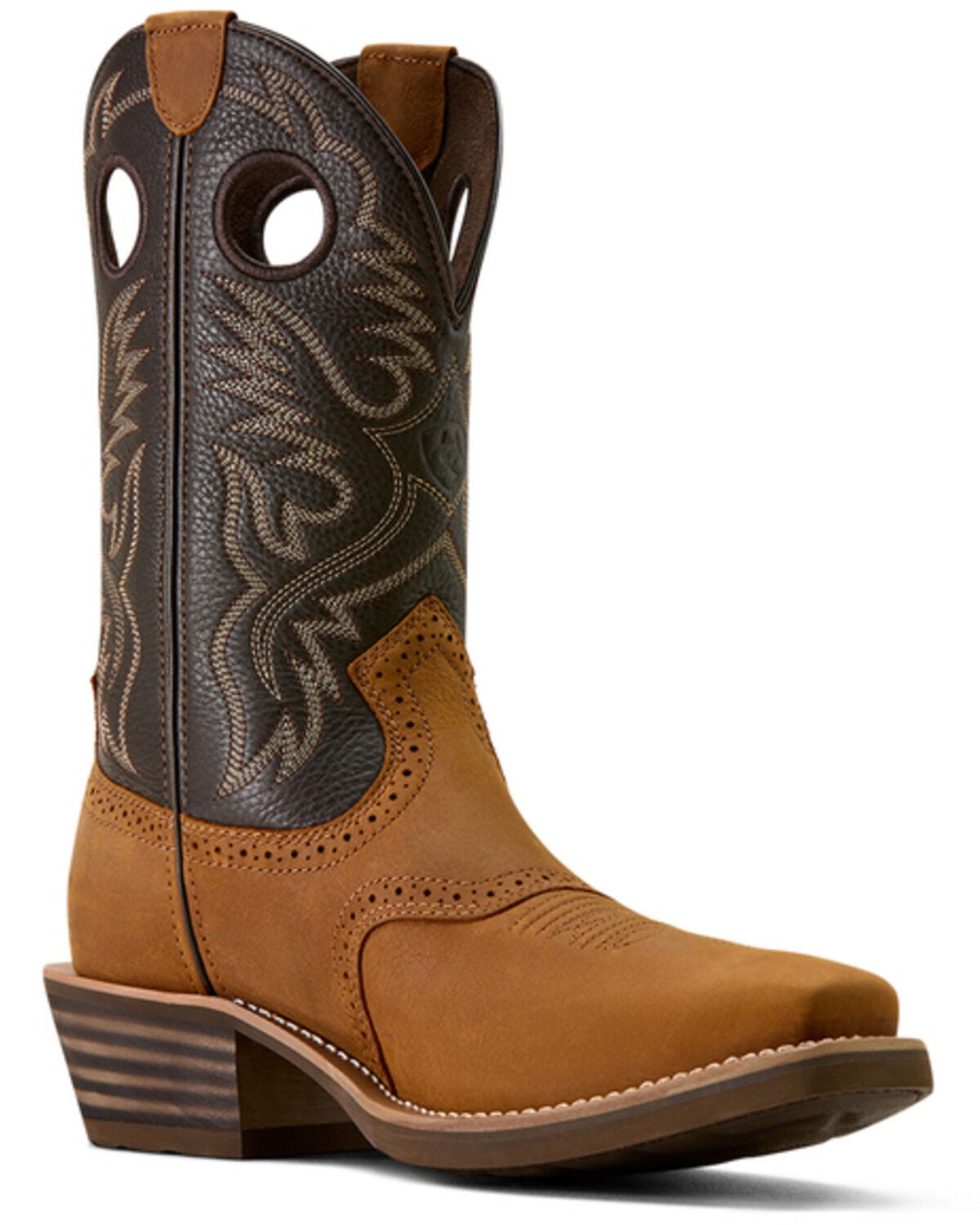 Men's Ariat Heritage Roughstock Performance Western Boots - Square Toe