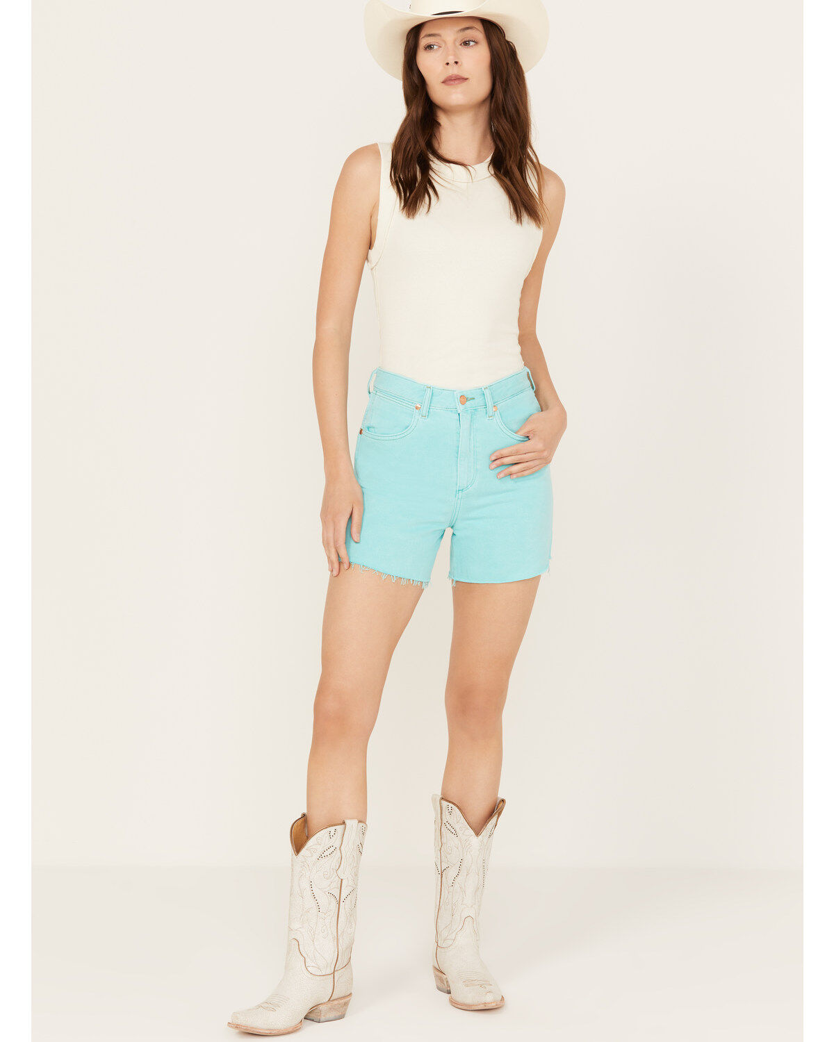 Women's Wrangler High Rise A-Line Cutoff Shorts