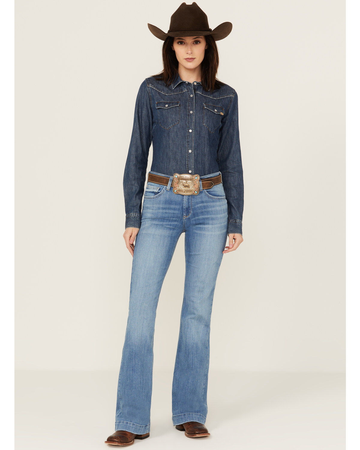 Women's Ariat Medium Wash Alice Slim Trouser Denim Jeans