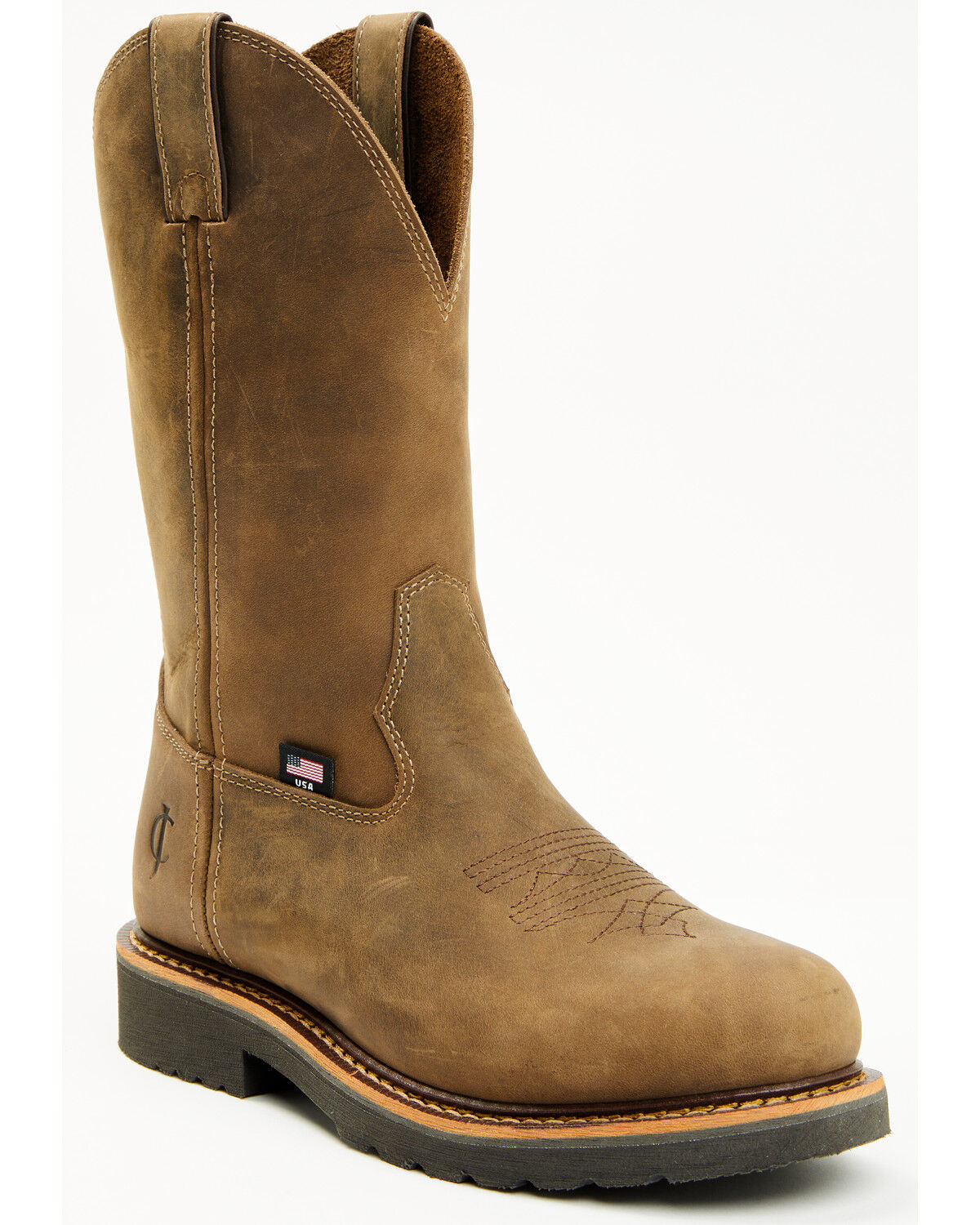 Men's Cody James USA Pull-On Work Boots - Composite Toe