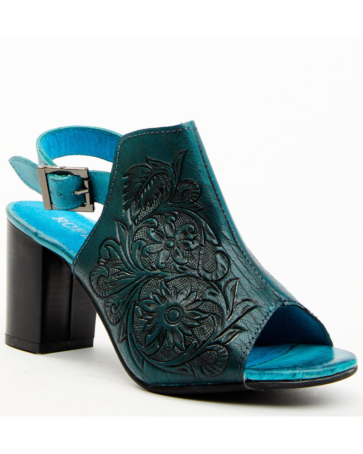 Women's Roper Burnished Tooled Sandals