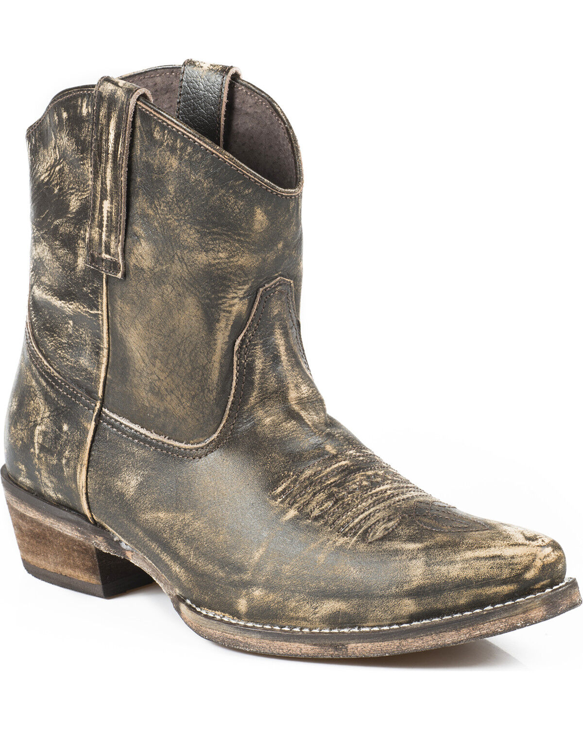 Women's Roper Dusty Distressed Booties - Snip Toe