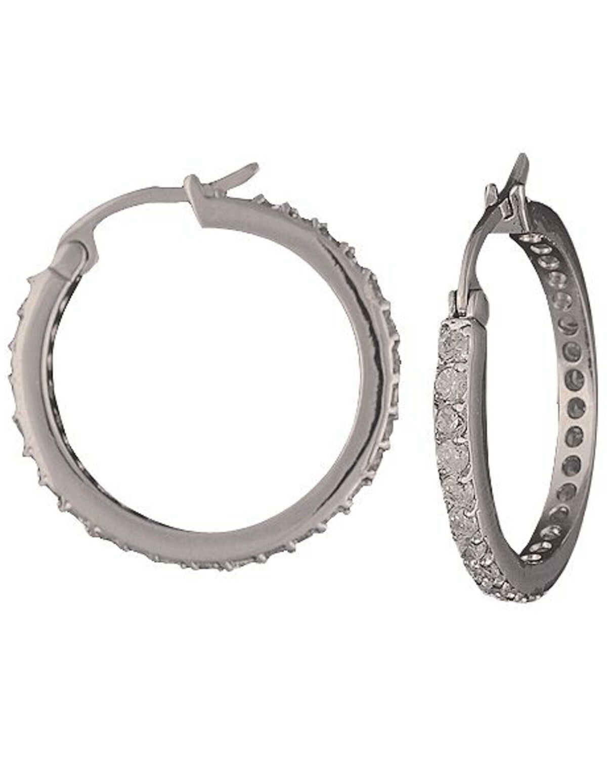 Women's Montana Silversmiths Cubic Zirconia Hoop Earrings