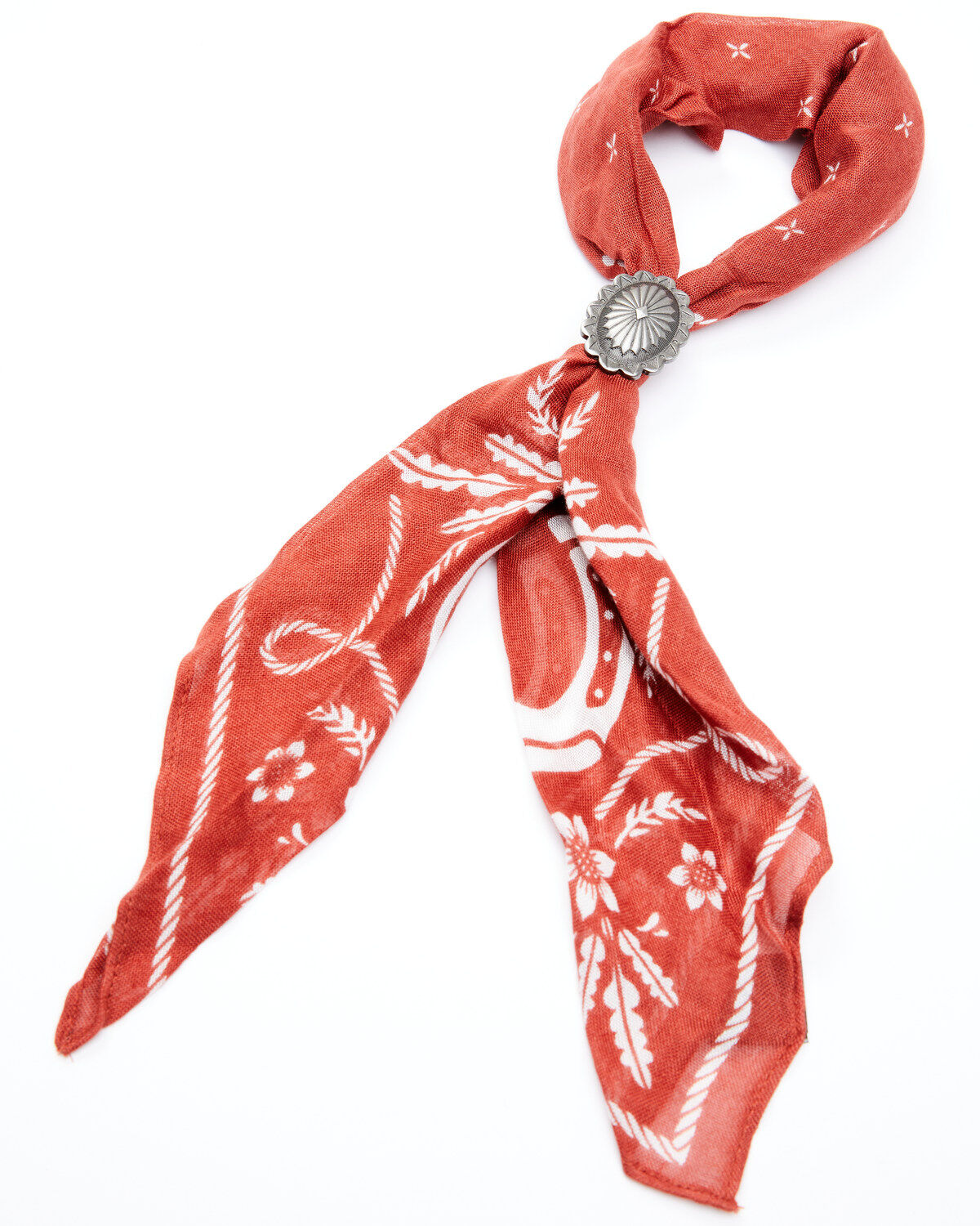 Women's Idyllwind Red From The West Bandana Necklace
