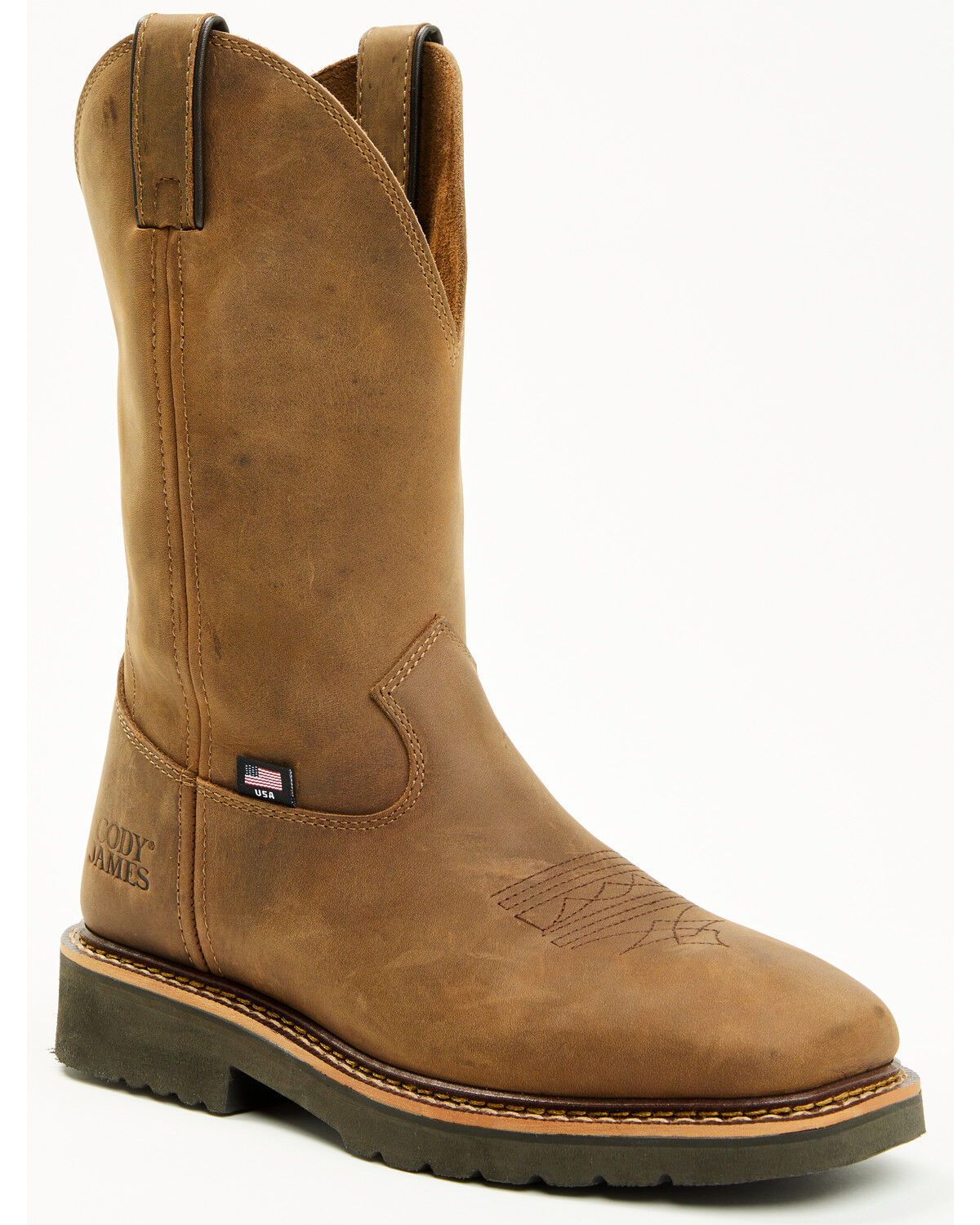 Men's Cody James Pull-On Work Boots - Soft Toe