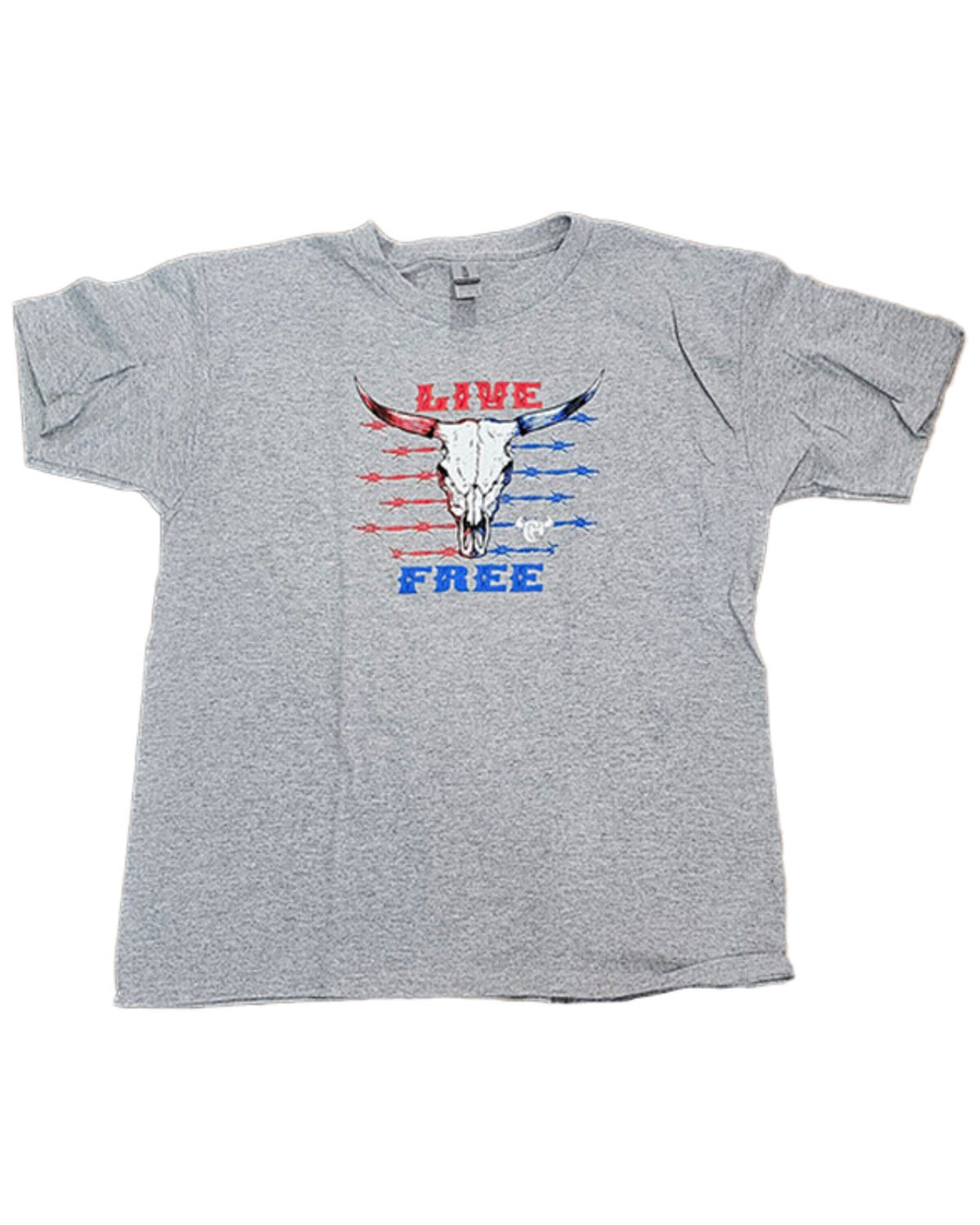 Men's Cowboy Hardware Live Free Short Sleeve Graphic T-Shirt