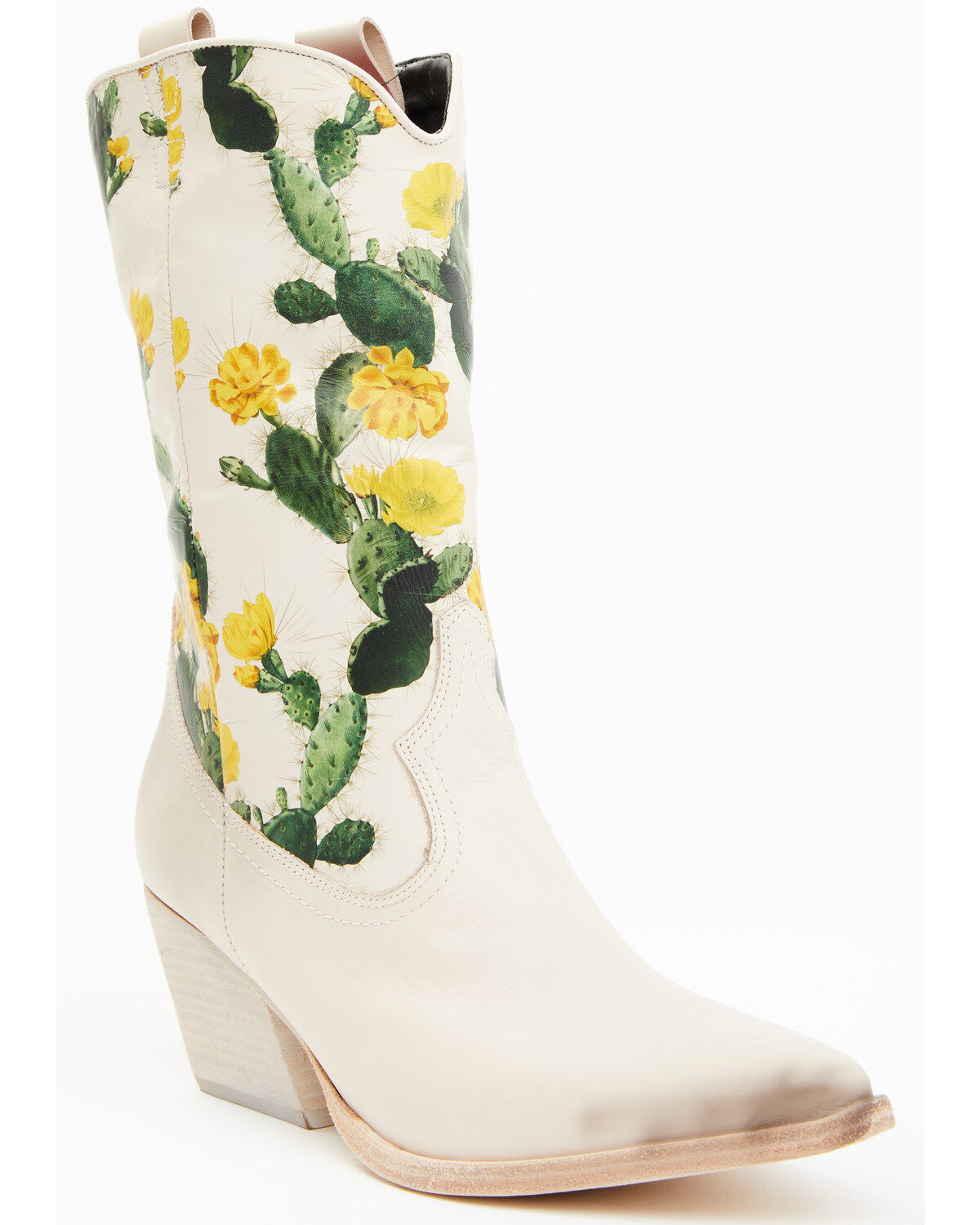 Women's Golo Shoes Cactus Graphic Western Boot - Round Toe