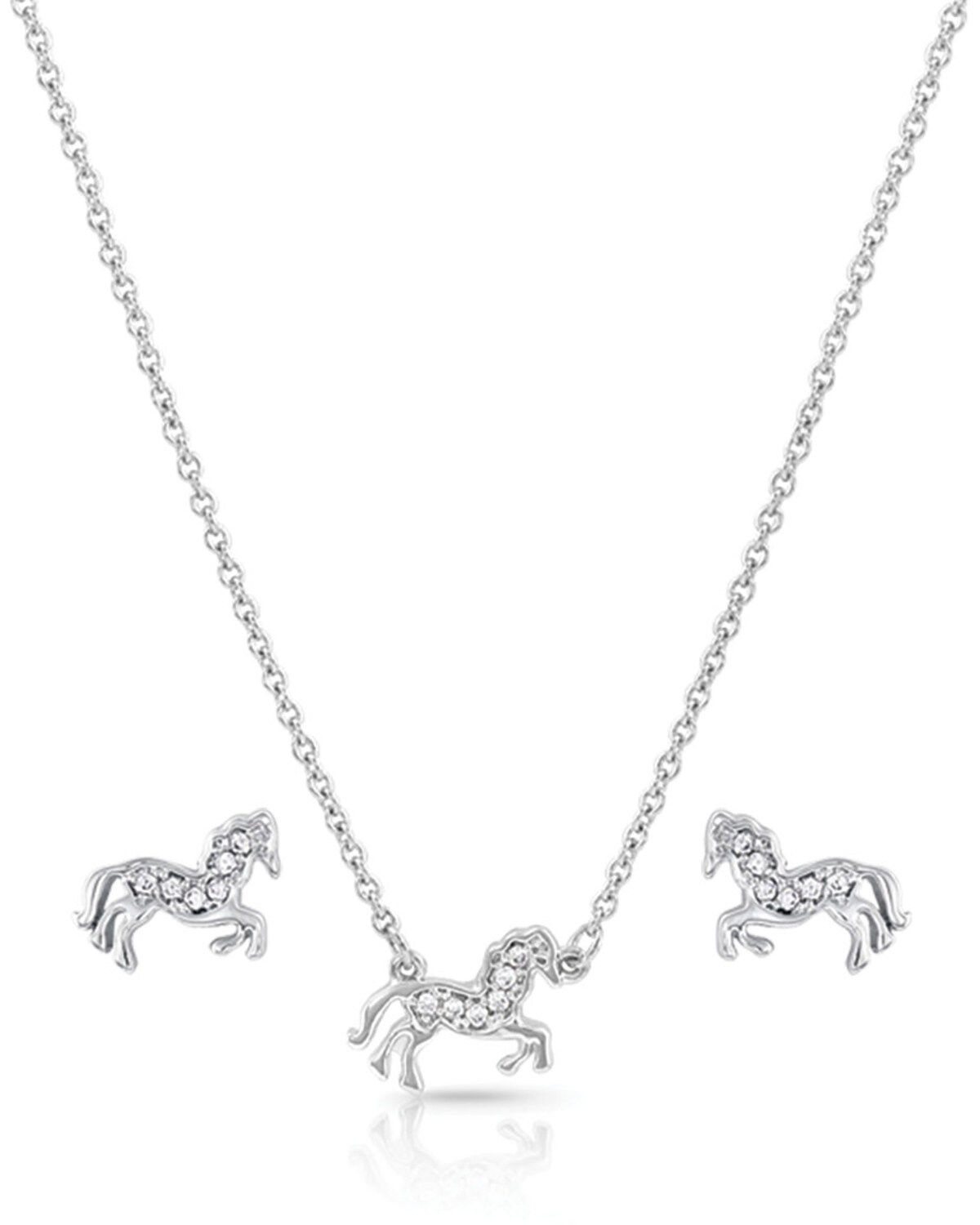 Women's Montana Silversmiths All The Pretty Horses Jewelry Set - 2 Pie