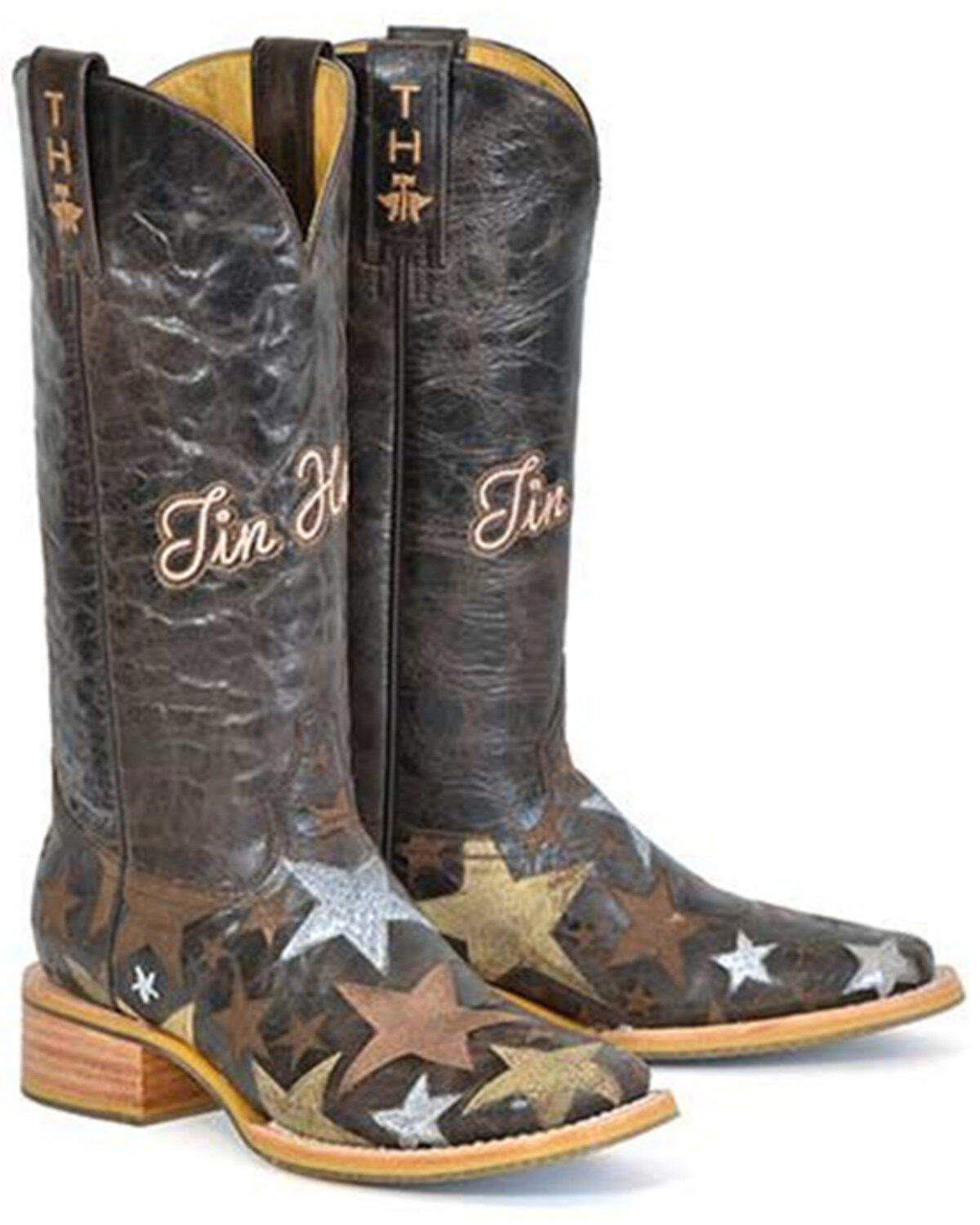 Women's Tin Haul Hollywood Stars Western Boots - Broad Square Toe