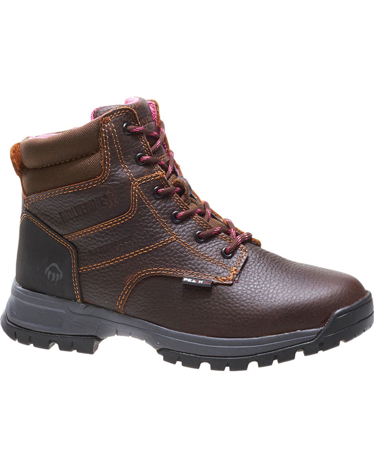 Women's Wolverine Piper Waterproof 6" Work Boots - Soft Toe