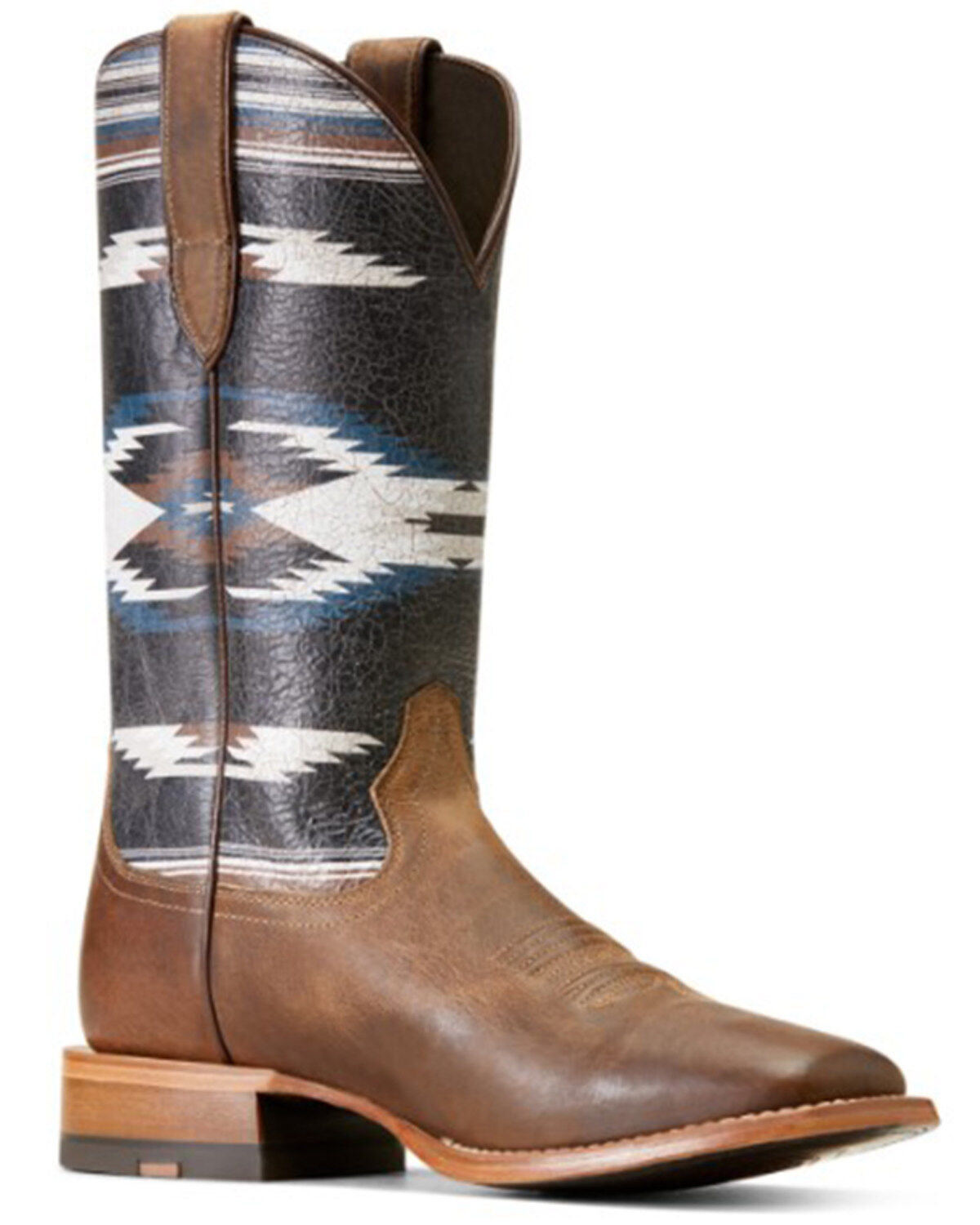 Men's Ariat Frontier Chimayo Western Boots - Broad Square Toe