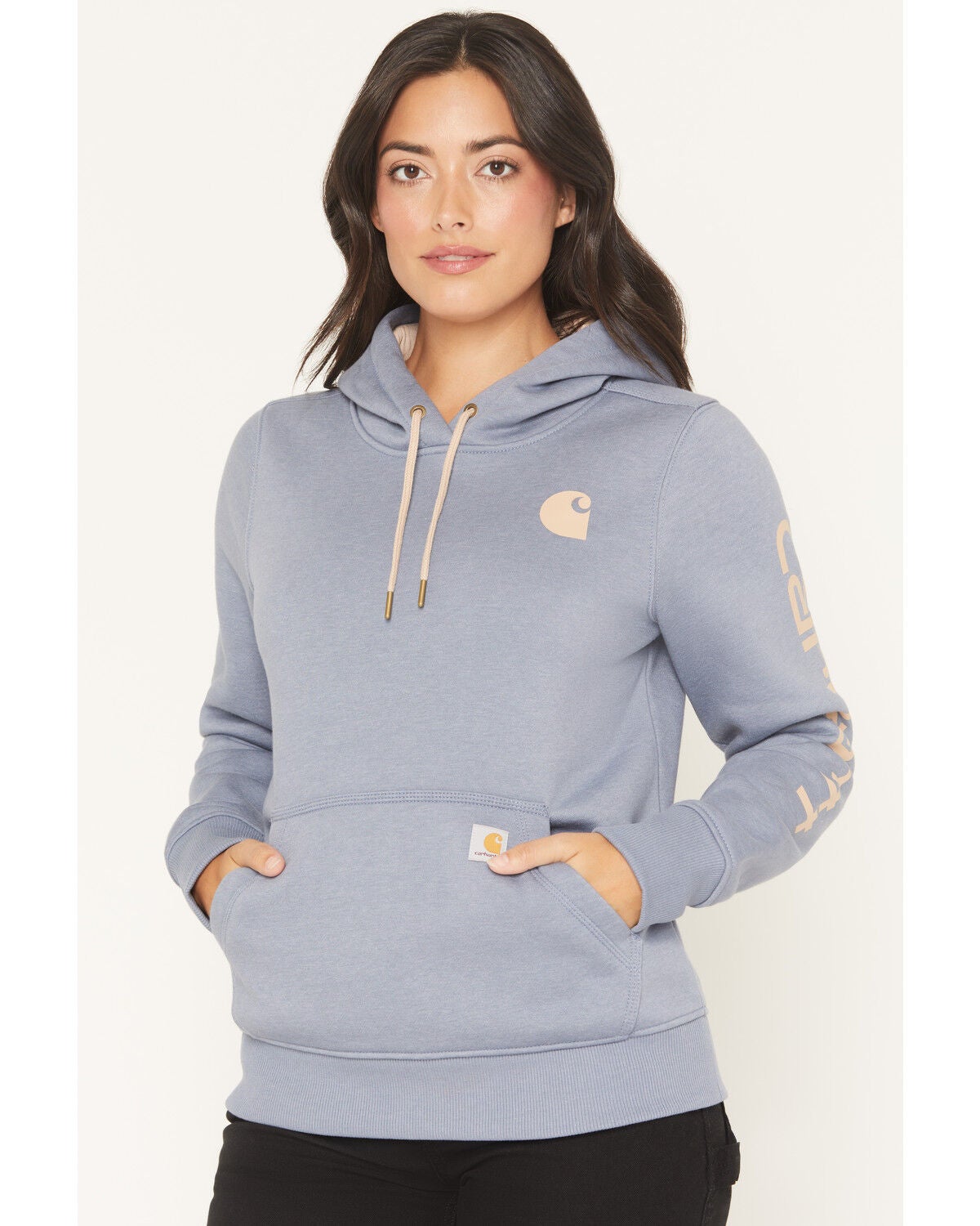 Women's Carhartt Relaxed Fit Midweight Logo Sleeve Graphic Hoodie