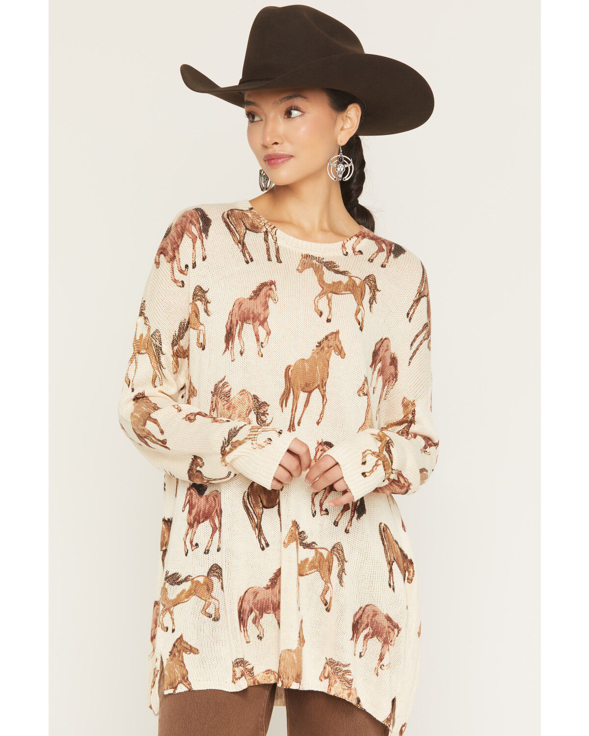 Women's Show Me Your Mumu Running Horse Sweater