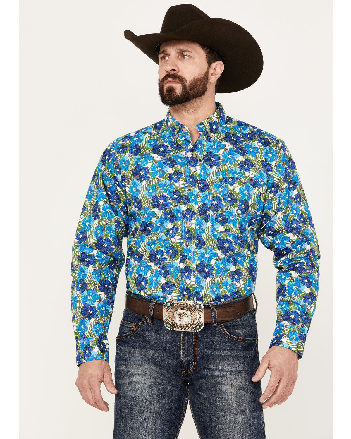 Men's Ariat Landon Classic Fit Long Sleeve Button Down Western Shirt