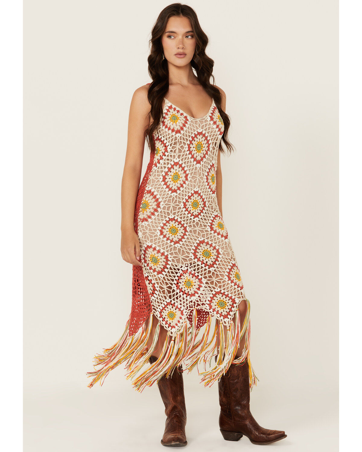 Women's Miss Me Crochet Mini Dress