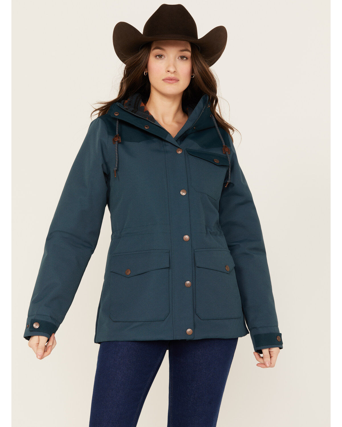 Women's Cinch Hooded Barn Jacket