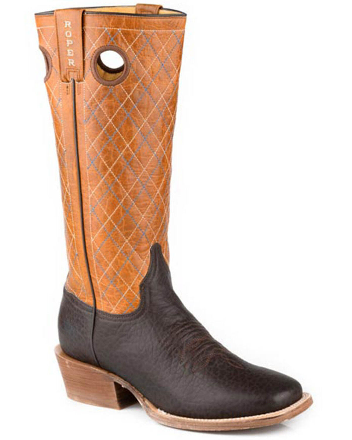 Men's Roper Take No Bull Tall Western Boots - Broad Square Toe