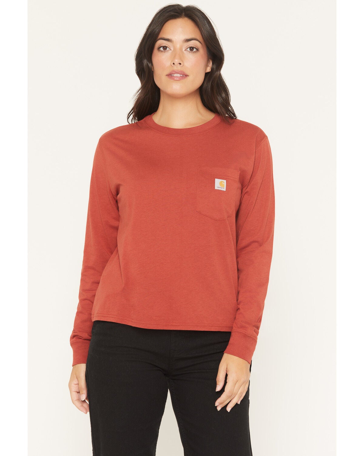 Women's Carhartt TENCEL Fiber Series Loose Fit Long Sleeve Crewneck P