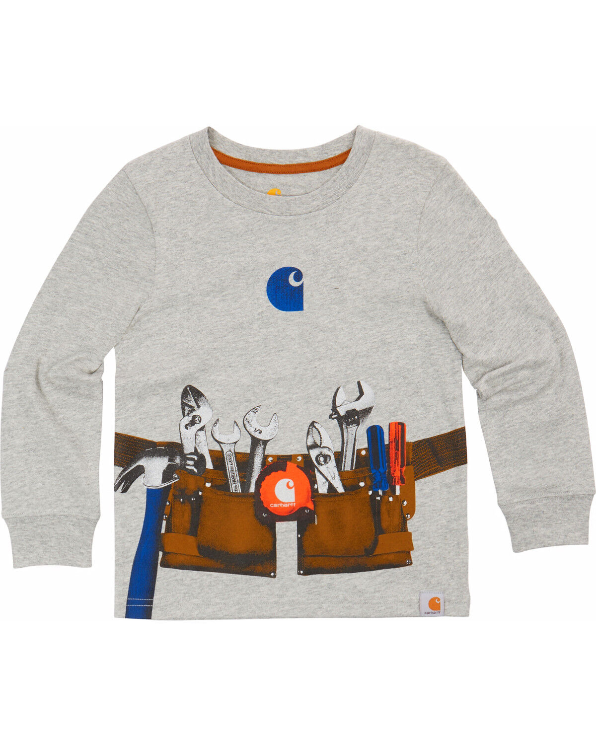 Boys' Carhartt Toddle Grey Tool Belt Tee