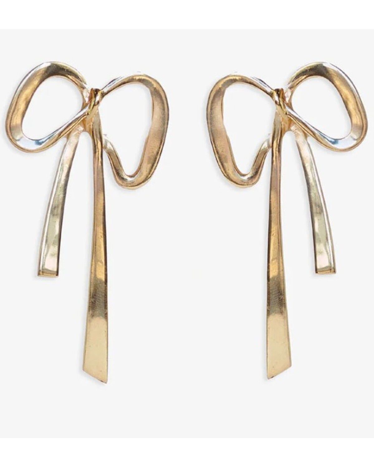 Women's Ink + Alloy Katie Large Ribbon Bow Earrings