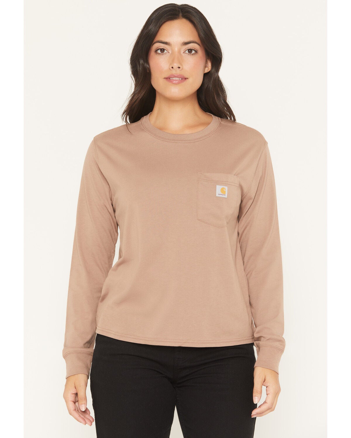 Women's Carhartt Tencel Fiber Series Loose Fit Long Sleeve Pocket Tee