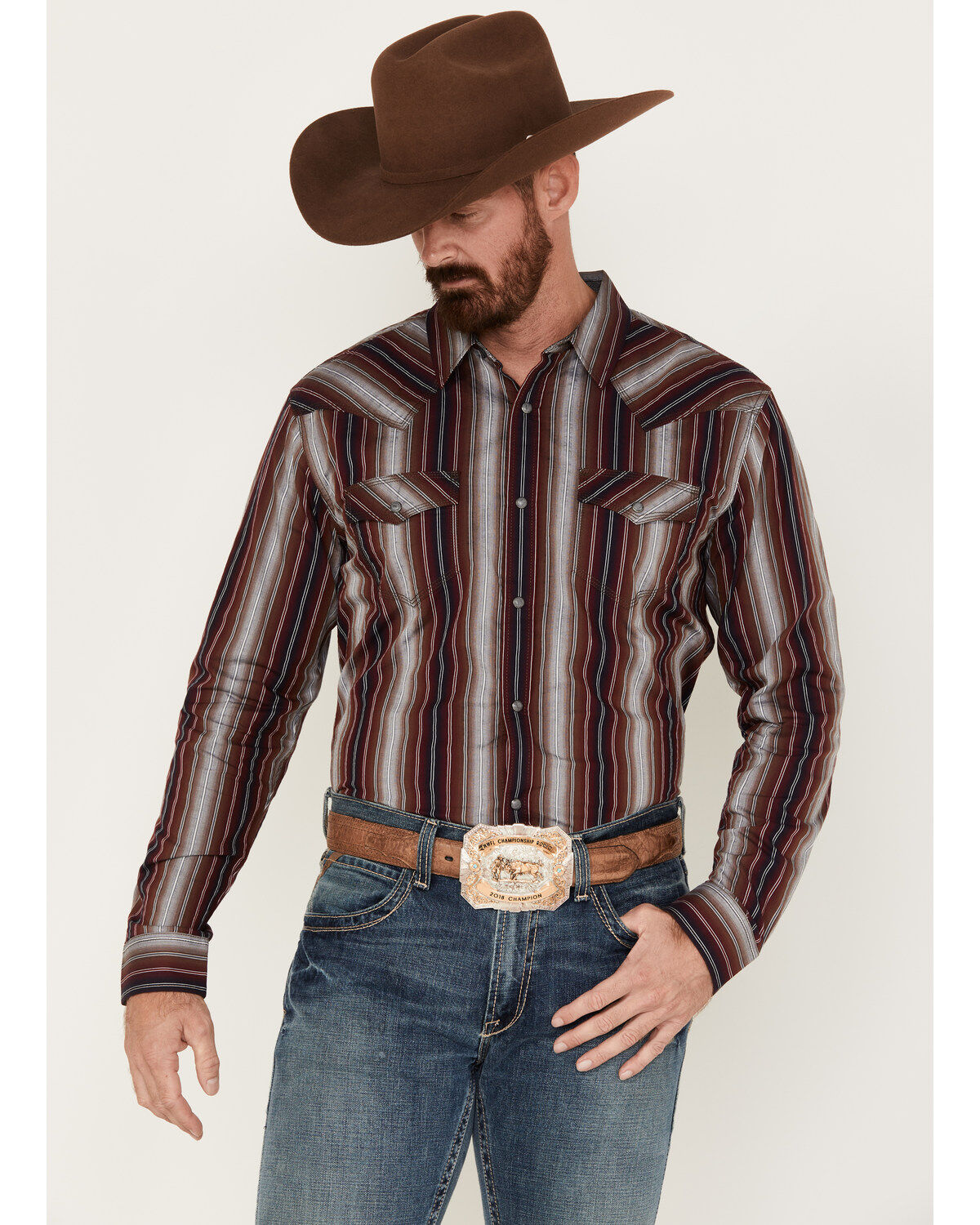 Men's Moonshine Spirit The Vault Long Sleeve Snap Western Shirt