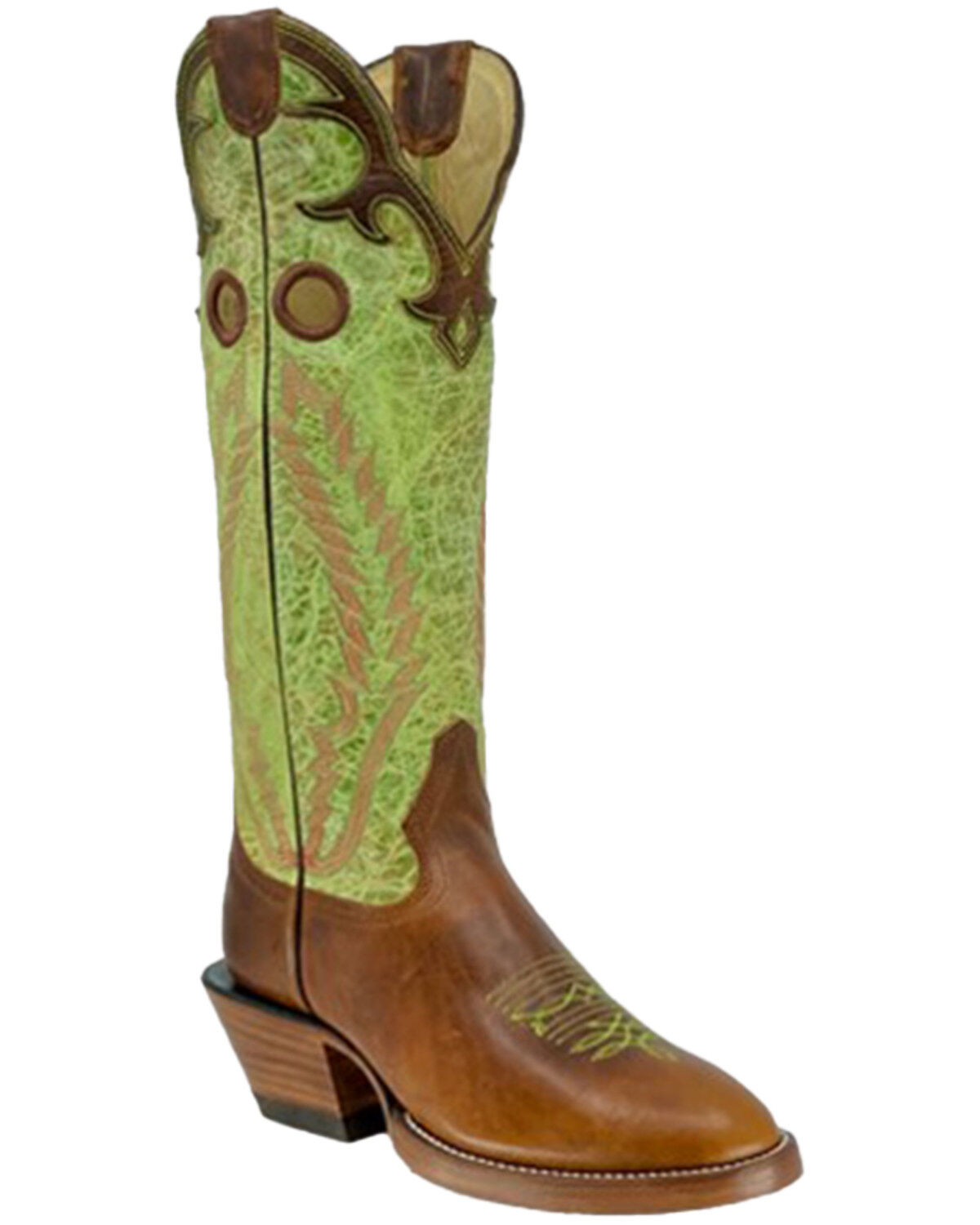 Men's Hondo Boots Buckaroo Western Boots - Round Toe