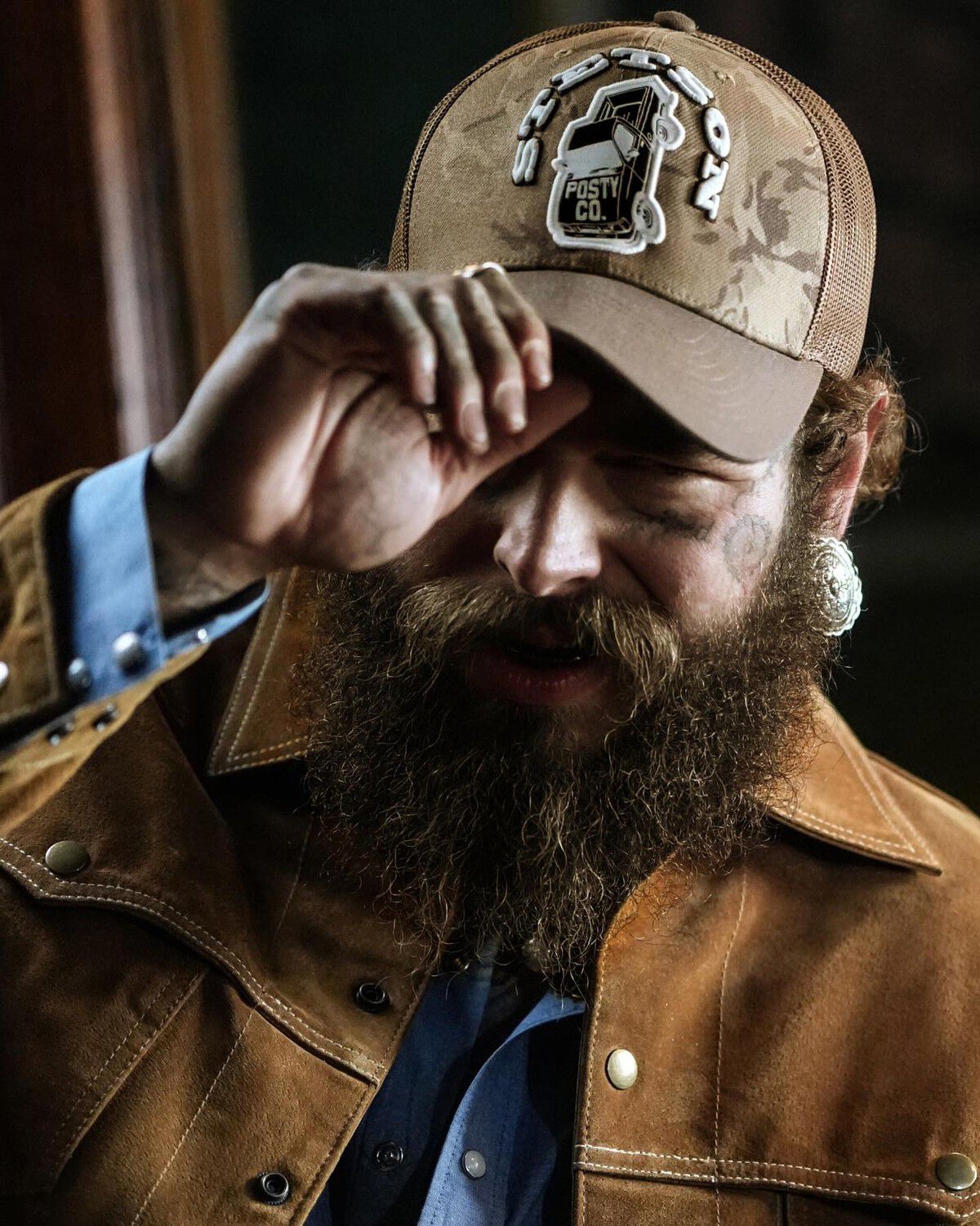Men's Stetson X Post Malone Boot Barn Exclusive Album Trucker Cap