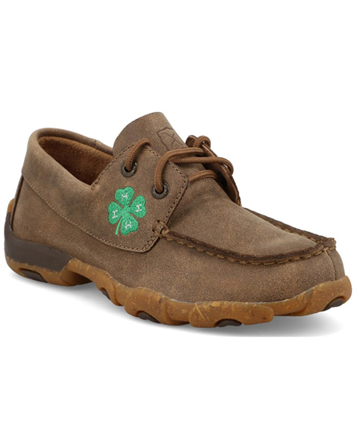 Boys' Twisted X Driving Moc Boat Shoe Driving Mocs