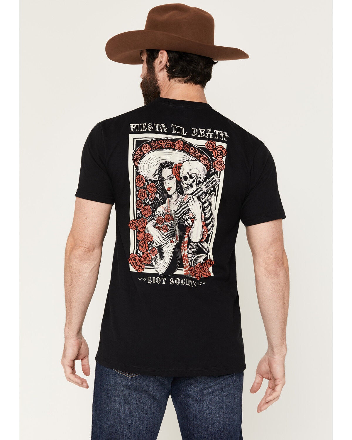 Men's Riot Society Fiesta Til Death Short Sleeve Graphic T-Shirt