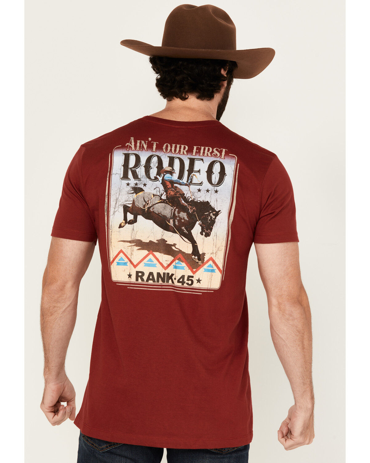 Men's RANK 45 Rodeo Revival Short Sleeve Graphic T-Shirt
