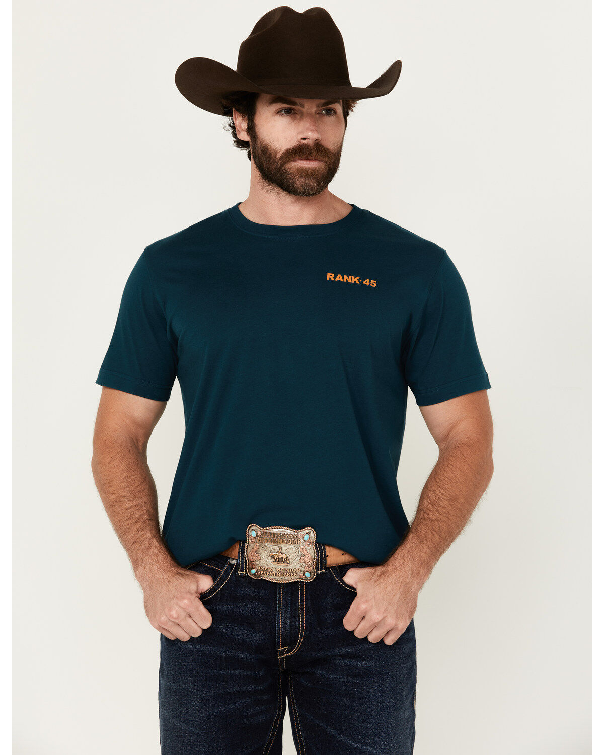 Men's RANK 45 Heritage Rodeo Short Sleeve Graphic T-Shirt
