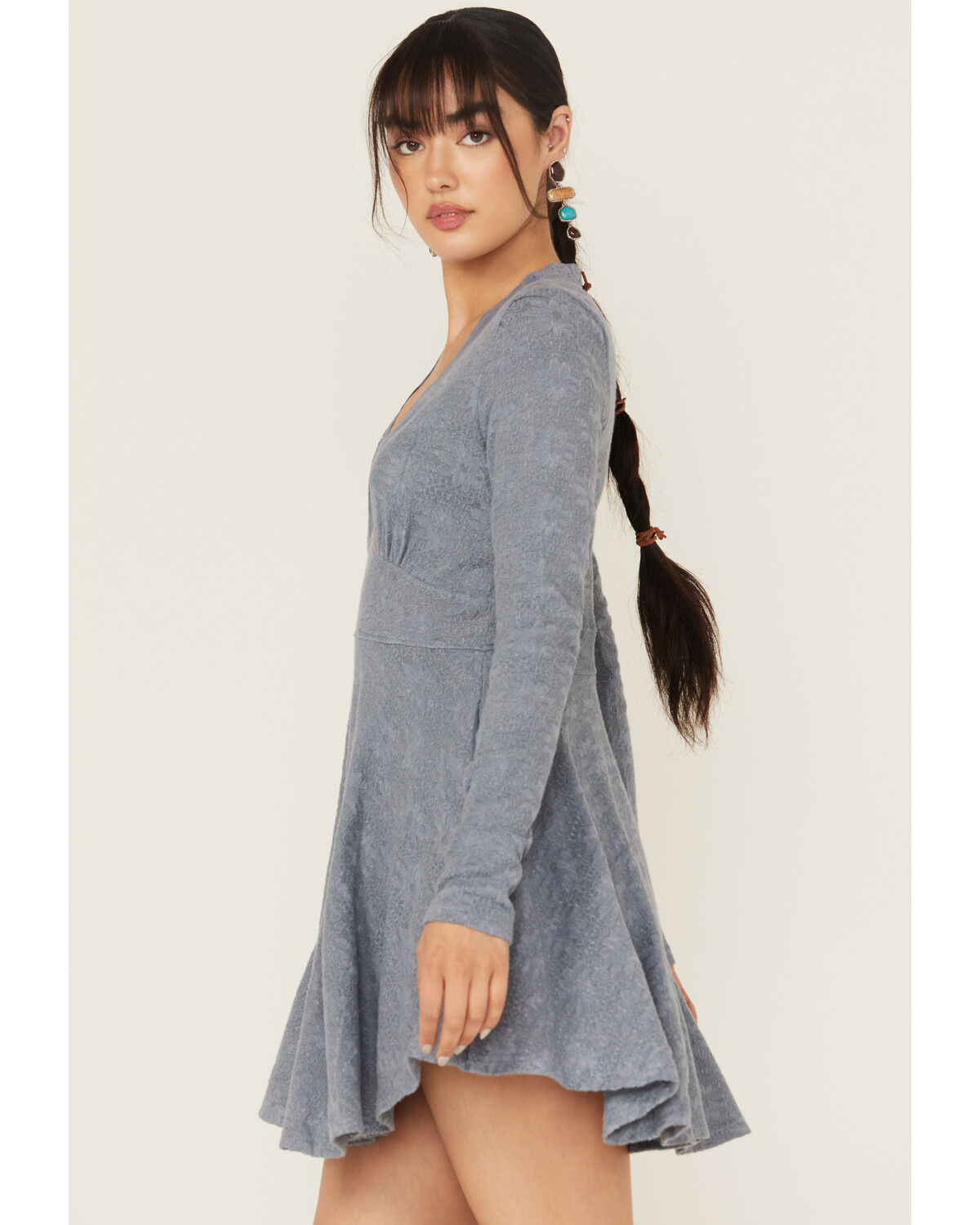 Women's Free People All Yours Long Sleeve Mini Dress
