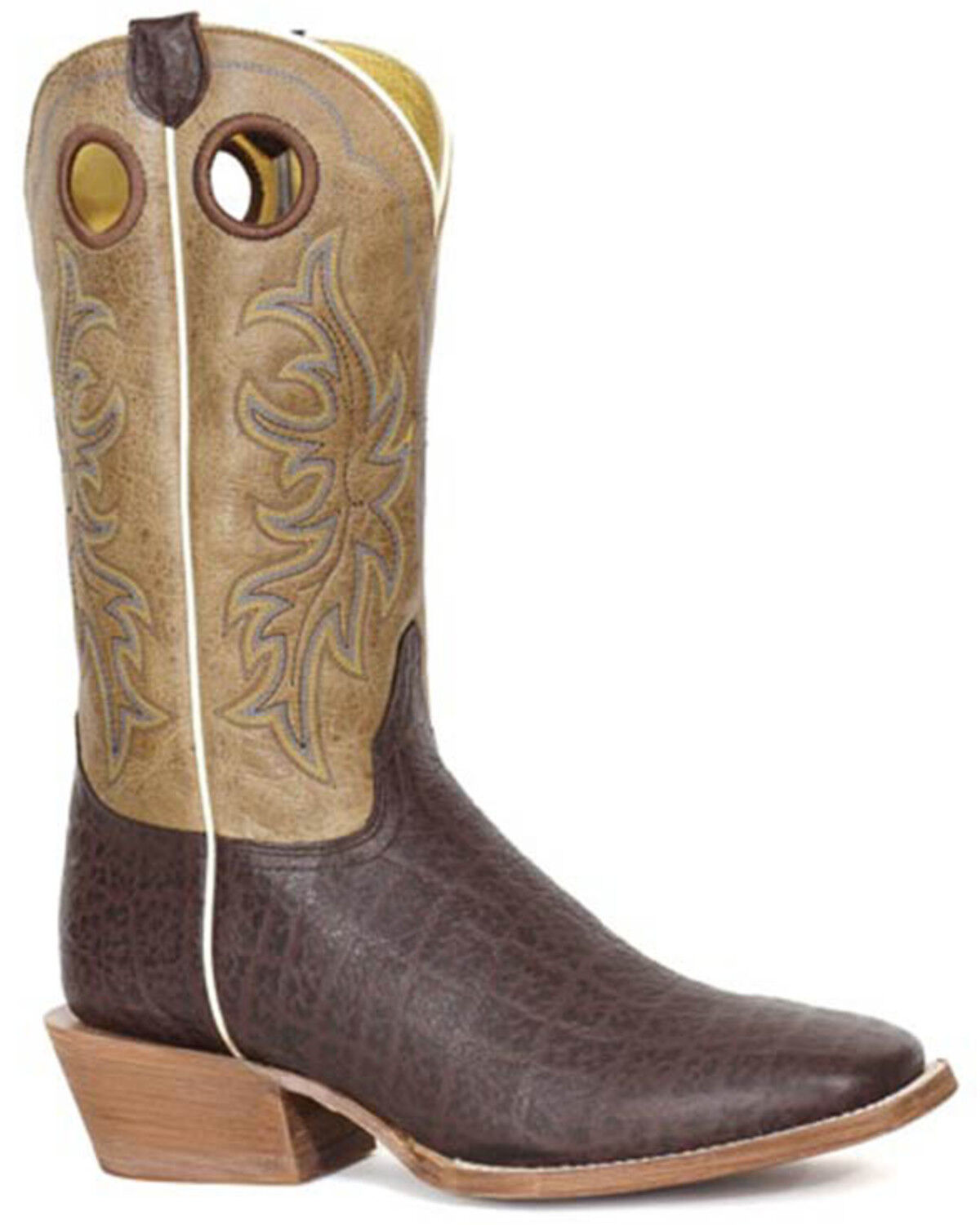 Men's Roper Ride Em' Cowboy Western Boots - Broad Square Toe