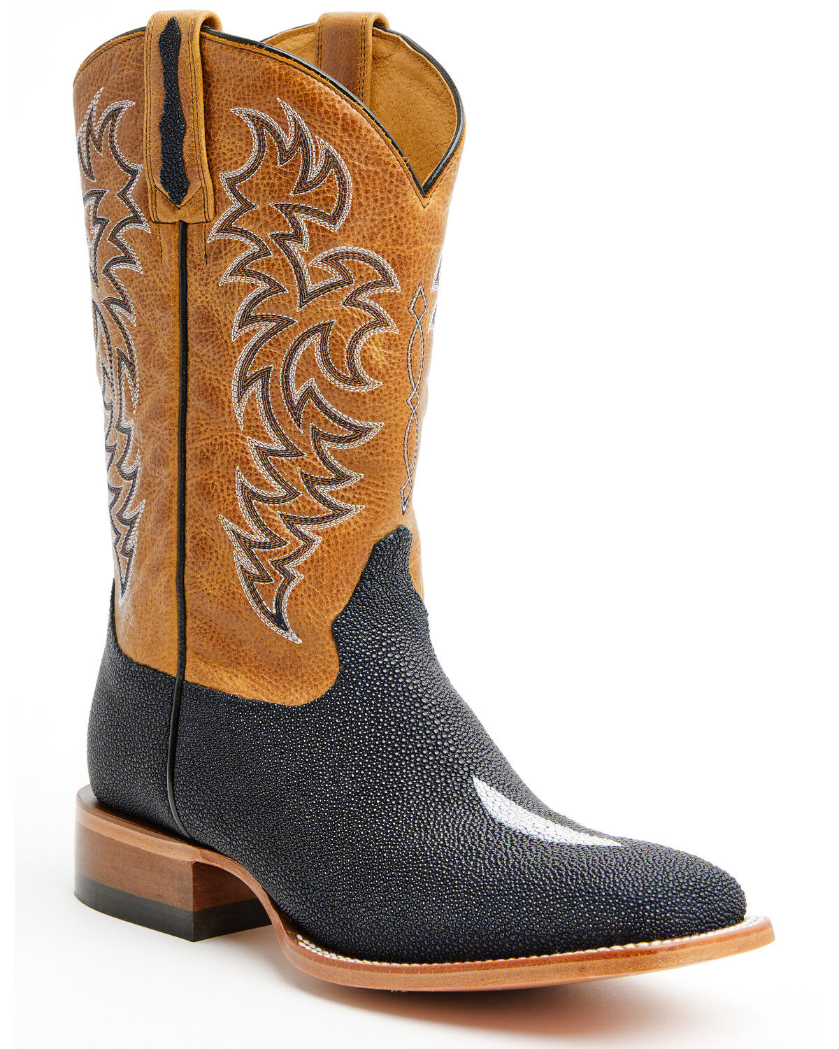 Men's Cody James Exotic Stingray Western Boots - Broad Square Toe