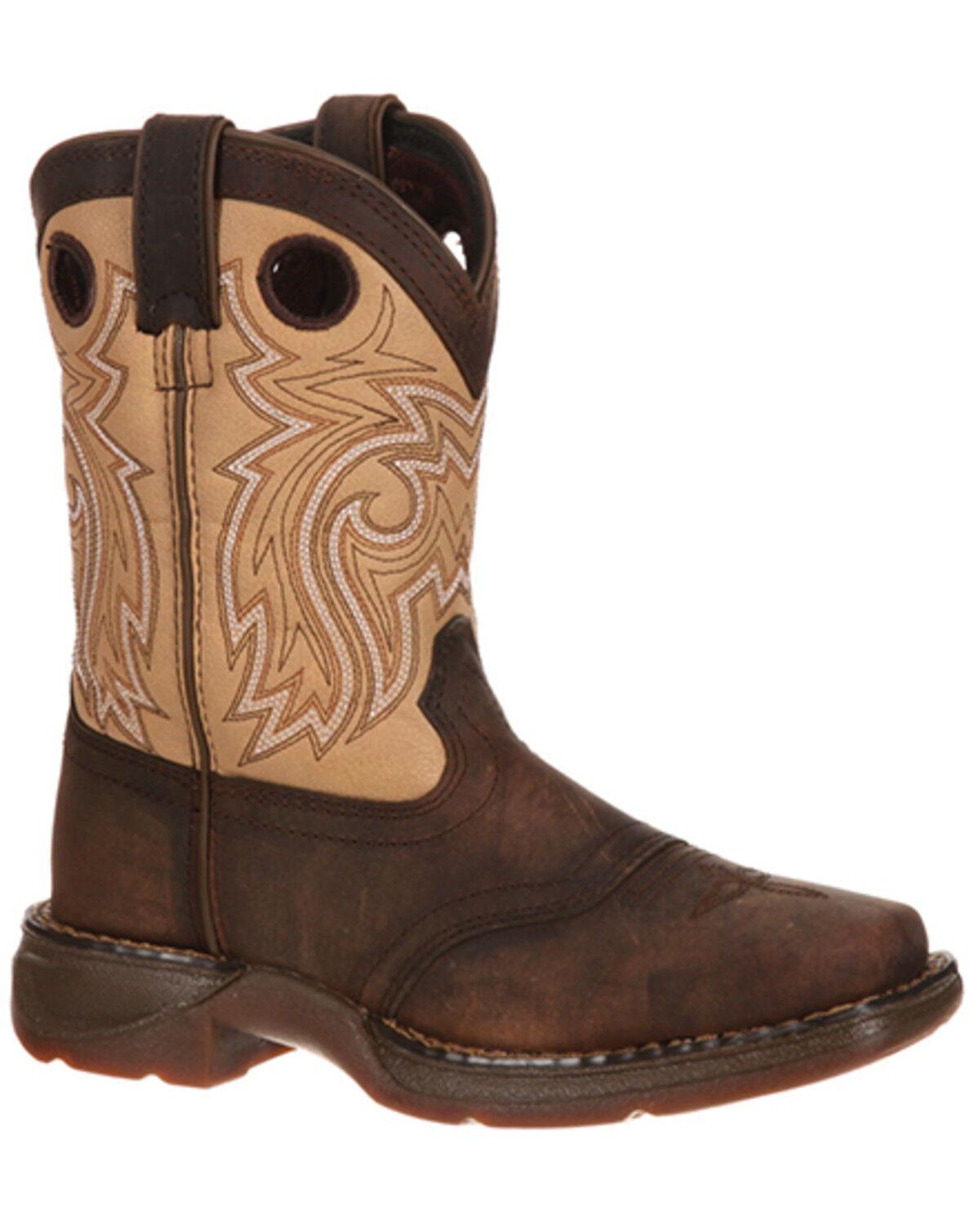 Boys' Durango Saddle Western Boots - Broad Square Toe