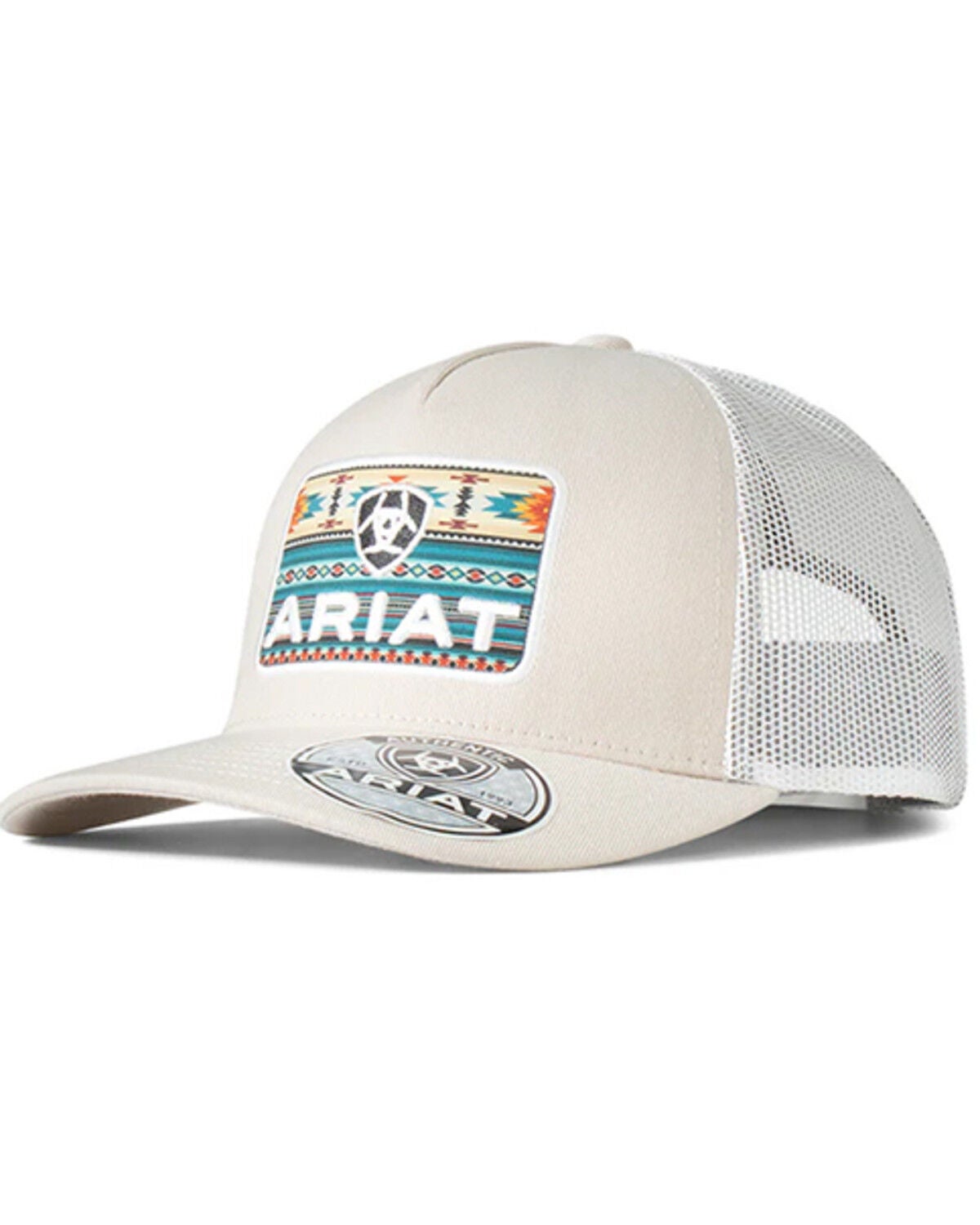 Boys' Ariat Southwestern Patch Ball Cap