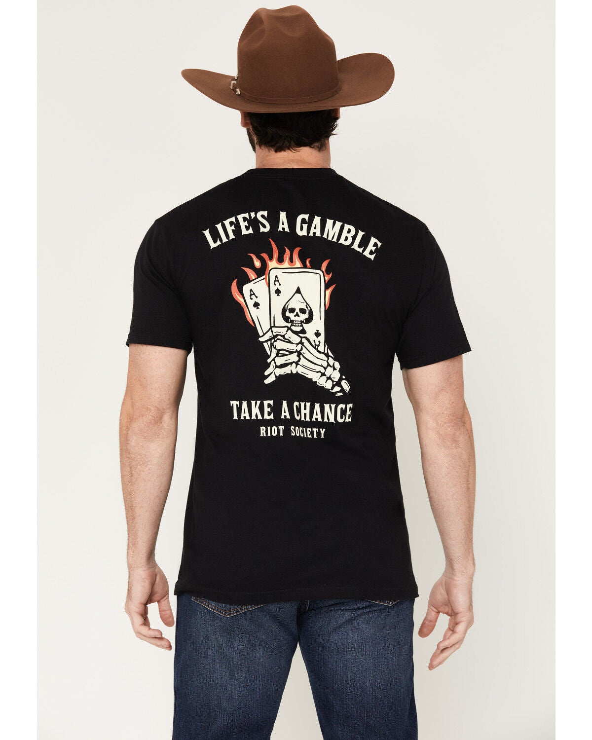 Men's Riot Society Life's A Gamble Short Sleeve Graphic T-Shirt