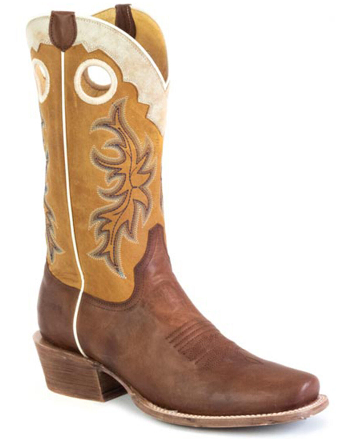 Men's Roper Ride Em' Cowboy Western Boots - Square Toe